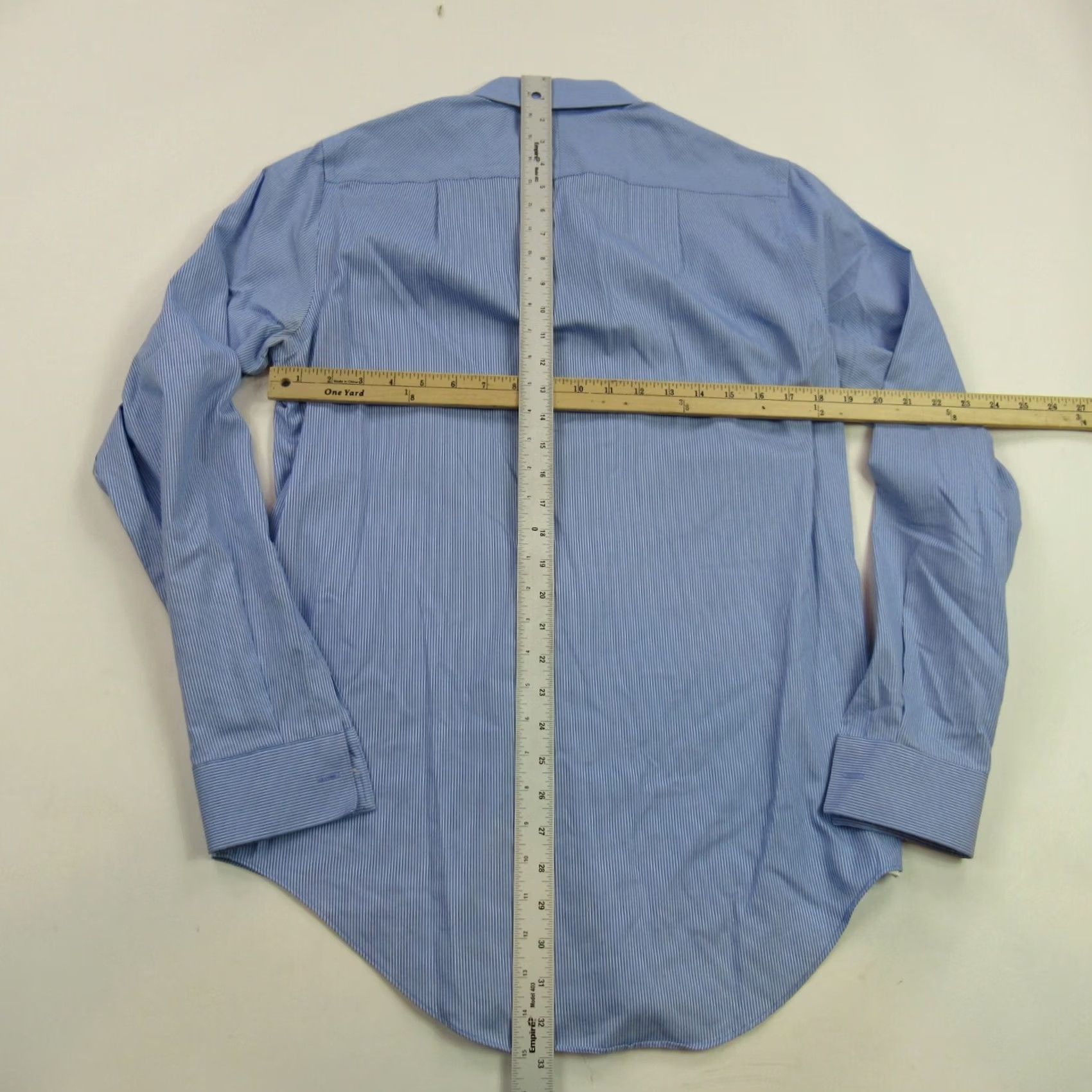 Calvin Klein Calvin Klein Shirt Mens 15 Long Sleeve Button Front Pocket Stripes Slim Fit Size US M / EU 48-50 / 2 - 6 Thumbnail