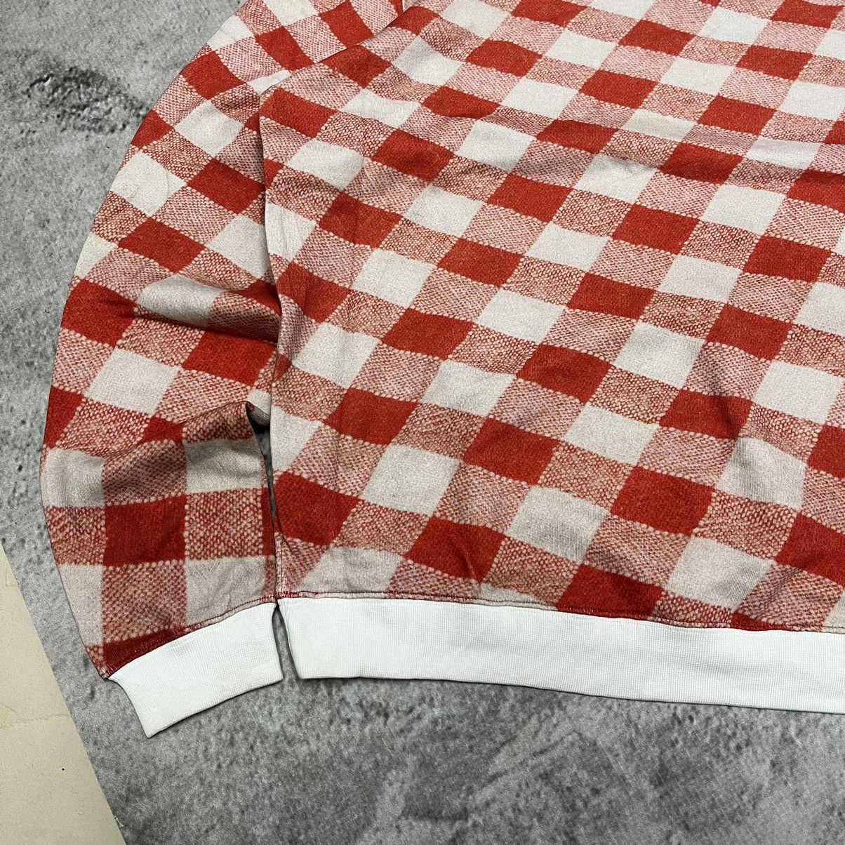 MSGM MGSM Red & White Check Yellow Apple Sweatshirt Size US XS / EU 42 / 0 - 8 Thumbnail