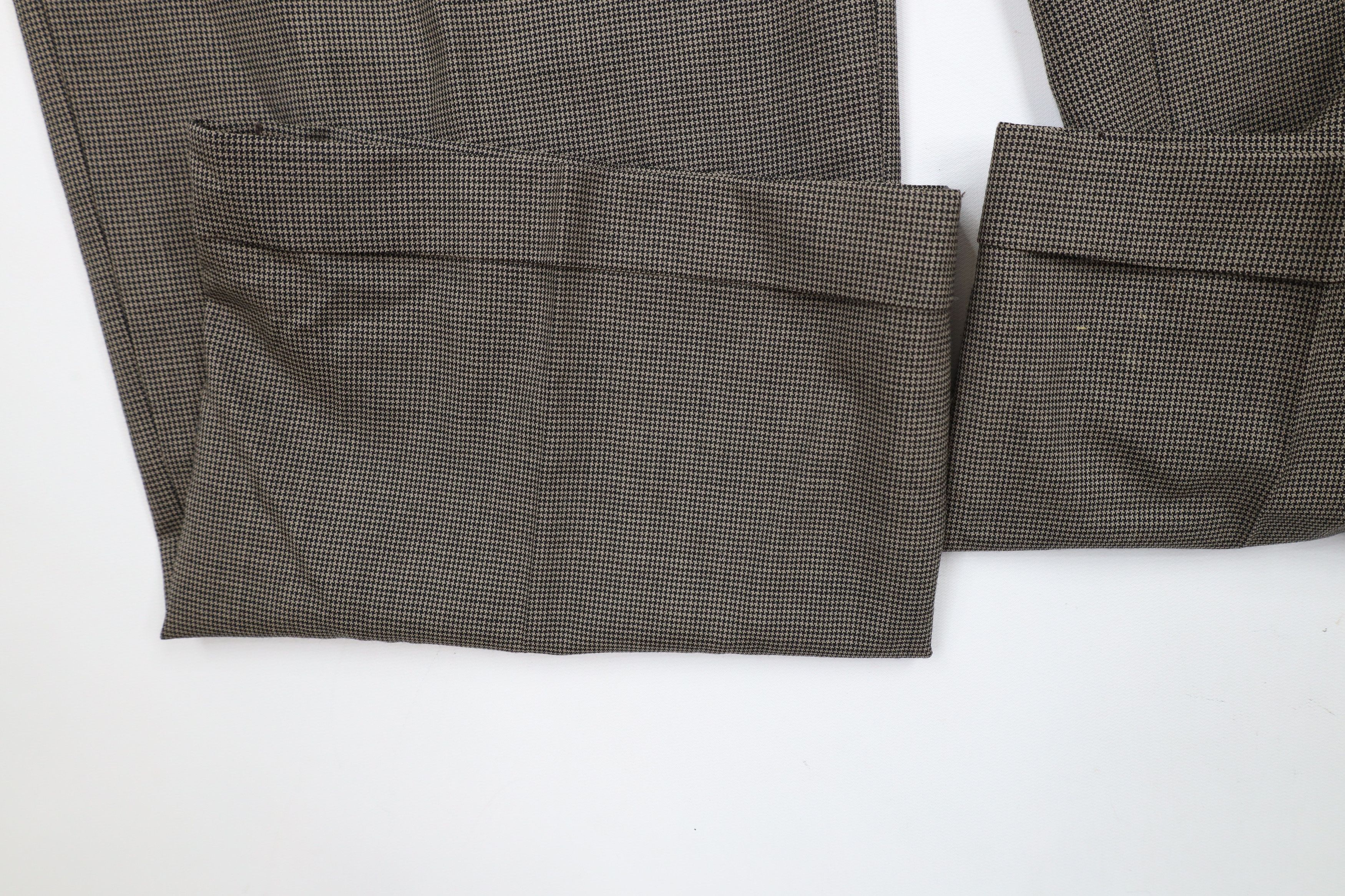 Vintage Vintage 90s Streetwear Wool Houndstooth Wide Leg Chino Pants Size US 38 / EU 54 - 6 Thumbnail