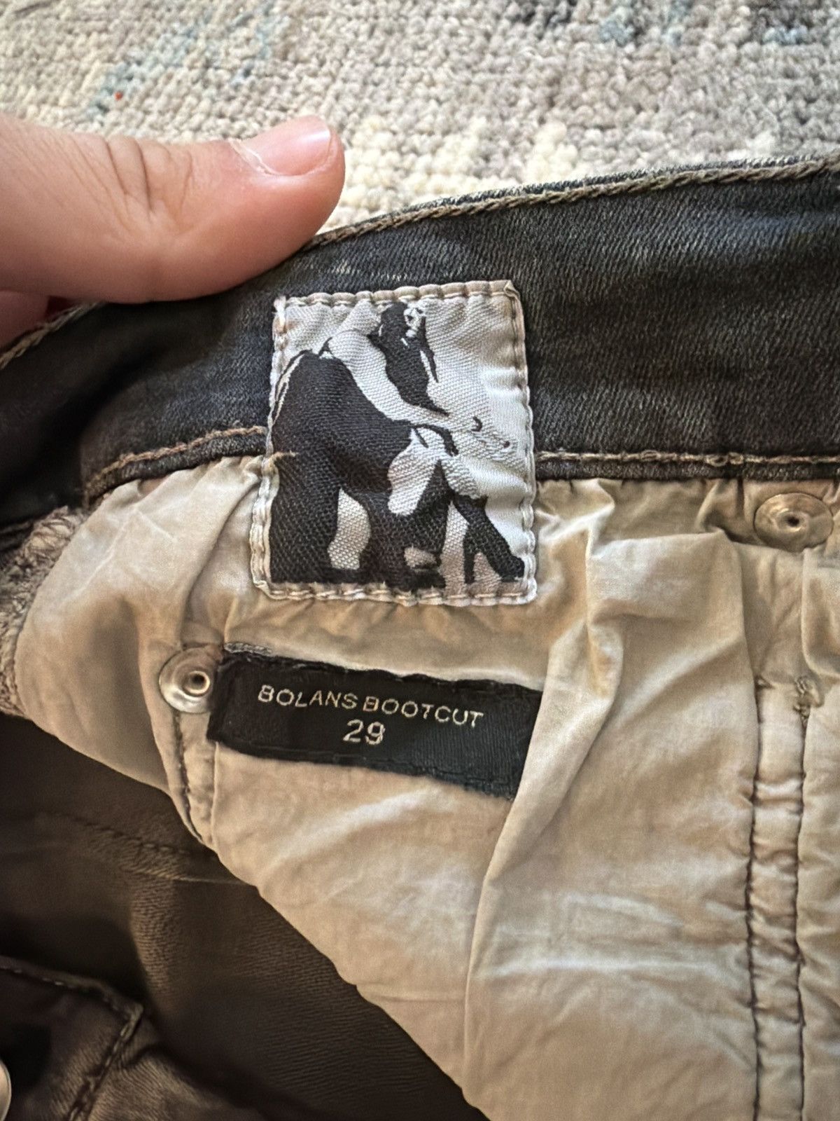 Rick Owens Rick Owens Mineral Wash Bolan Bootcut Size US 28 / EU 44 - 6 Thumbnail