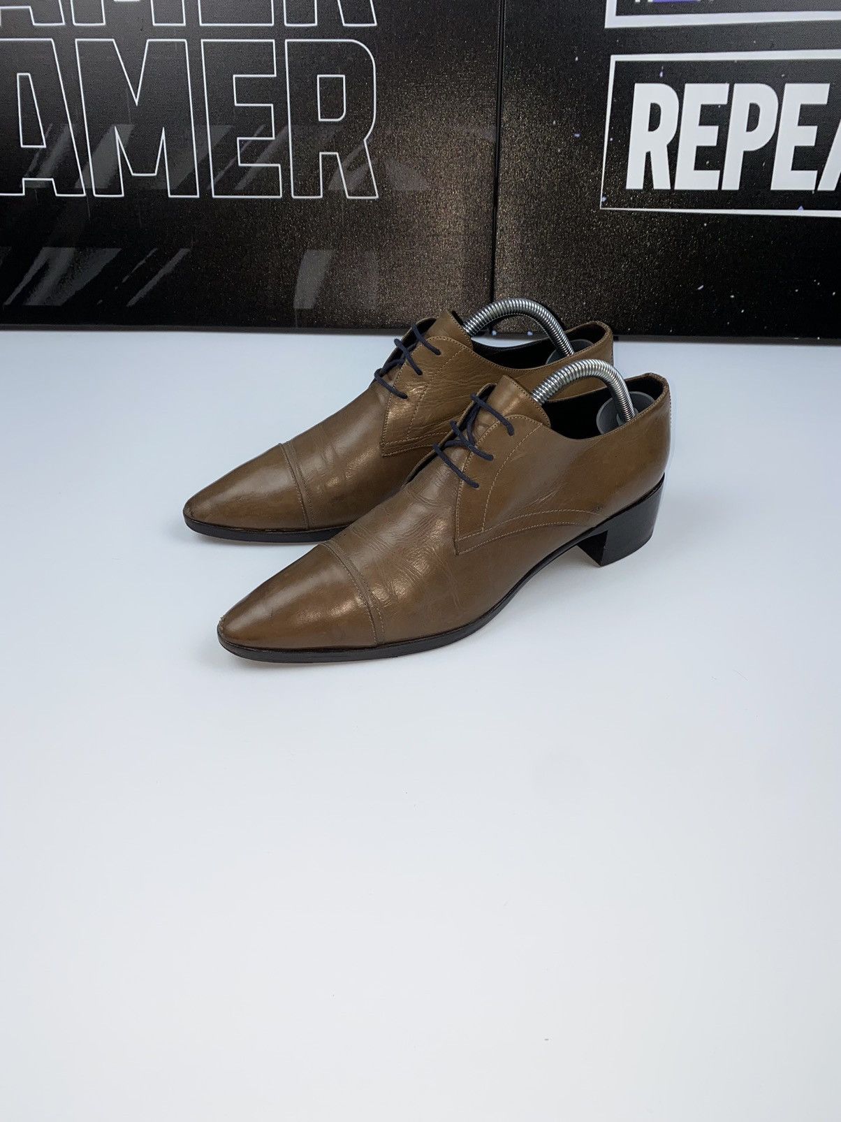 Crazy Vintage Jil Sander Leather Shoes Boots Brown Size 40, Men's