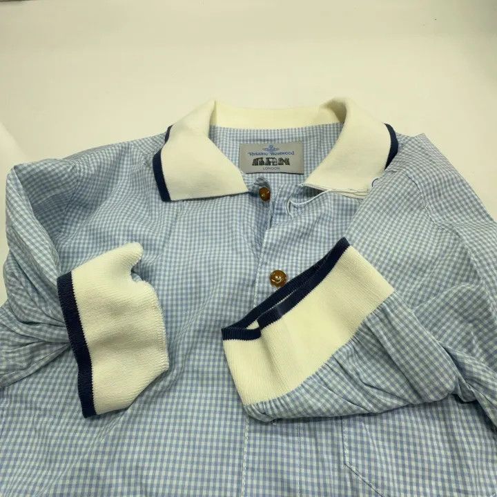 Vivienne Westwood Vivienne Westwood Casual Short Sleeve Checked Shirt Size US S / EU 44-46 / 1 - 6 Thumbnail