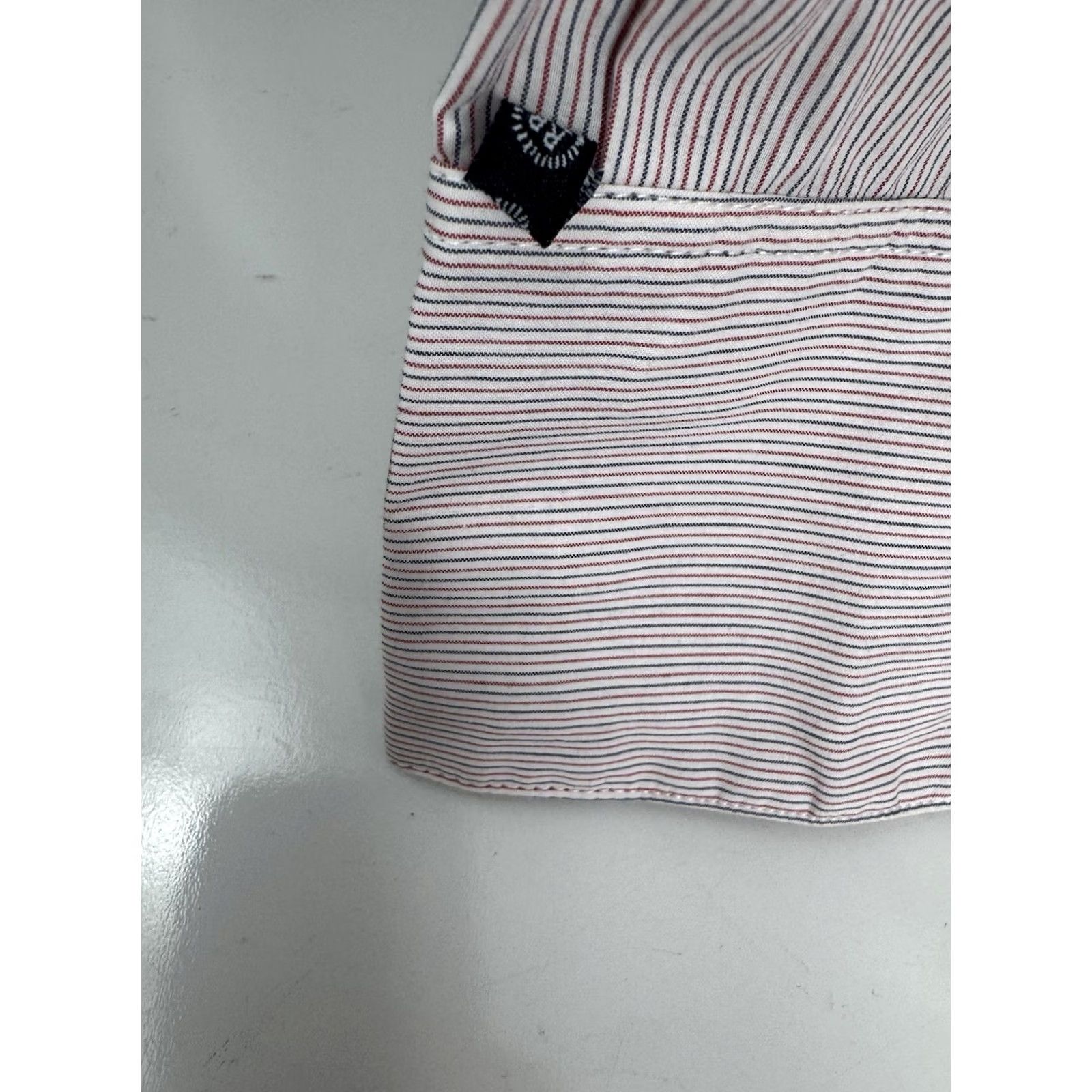Vintage ROCKMOUNT RANCH PINSTripe Sawtooth Pearl Snap XXL Western Shirt Size US XL / EU 56 / 4 - 3 Thumbnail