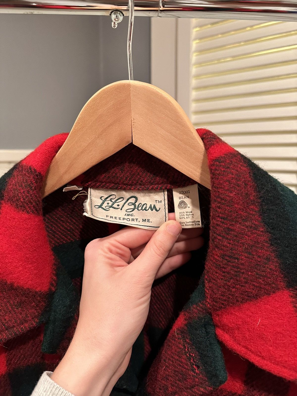 L.L. Bean × Vintage Vintage 1950s LL Bean Wool Coat Size US M / EU 48-50 / 2 - 2 Thumbnail
