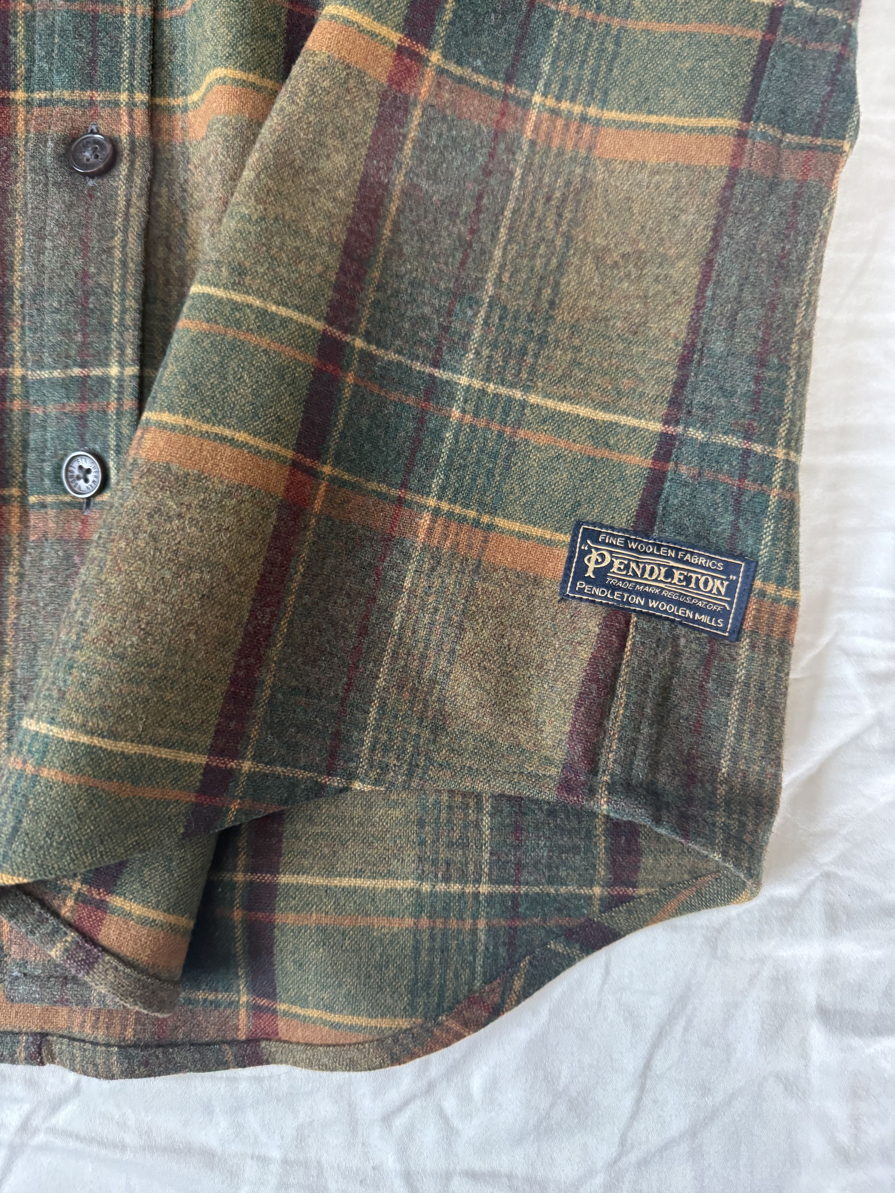 Pendleton Ben Sherman x Pendleton Woolen Mills - 100% Wool Plaid Shirt Size US S / EU 44-46 / 1 - 3 Thumbnail