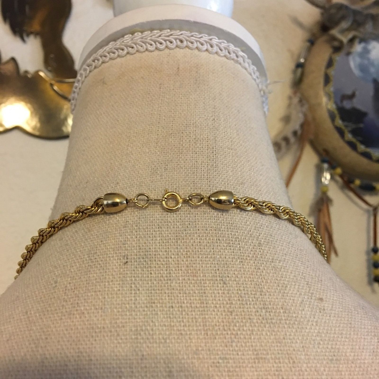 Vintage Vintage gold tone twisted rope chain necklace Size ONE SIZE - 5 Thumbnail