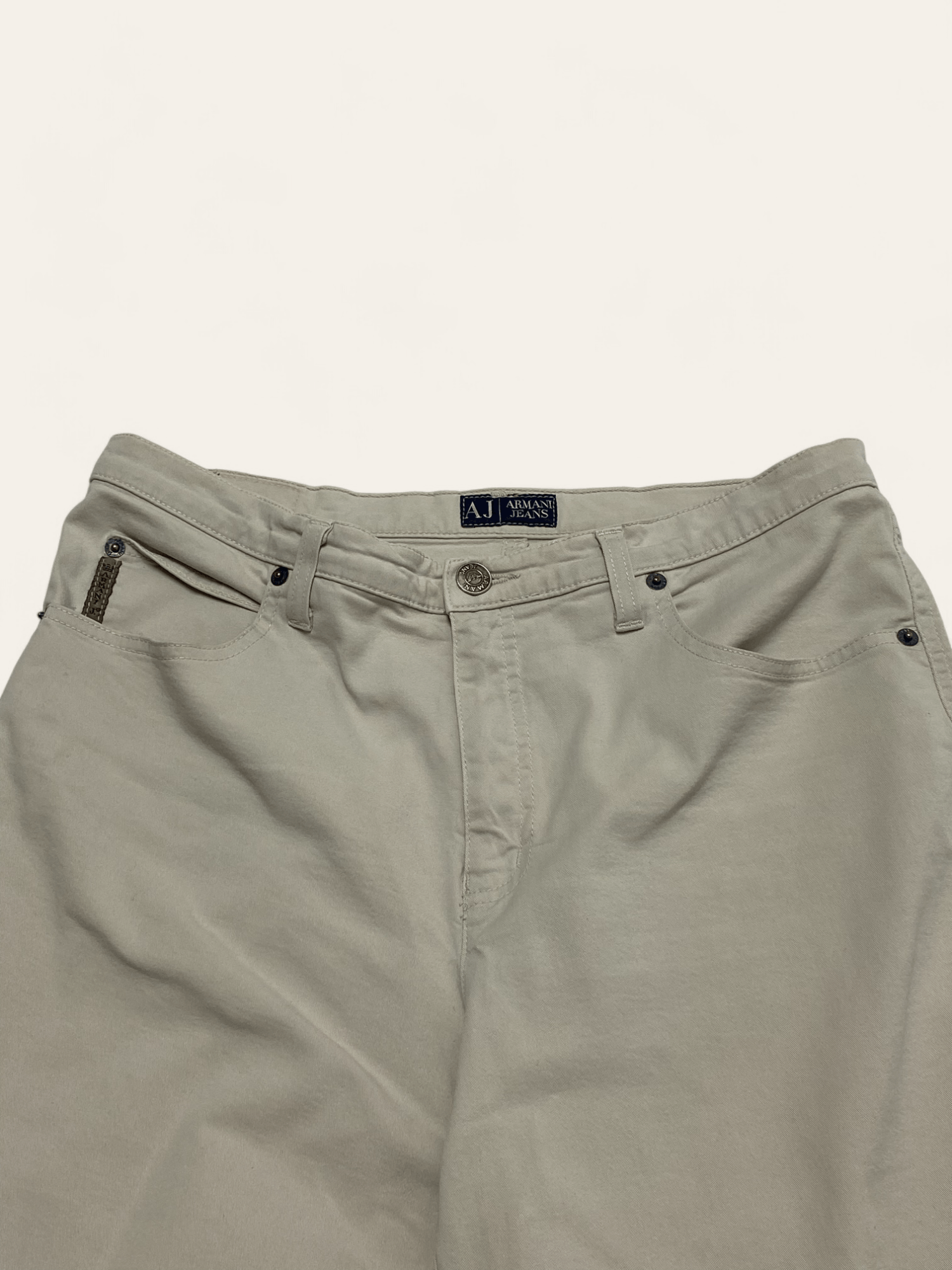 Armani Vintage ARMANI Beige Pants Luxury Size US 31 - 5 Thumbnail