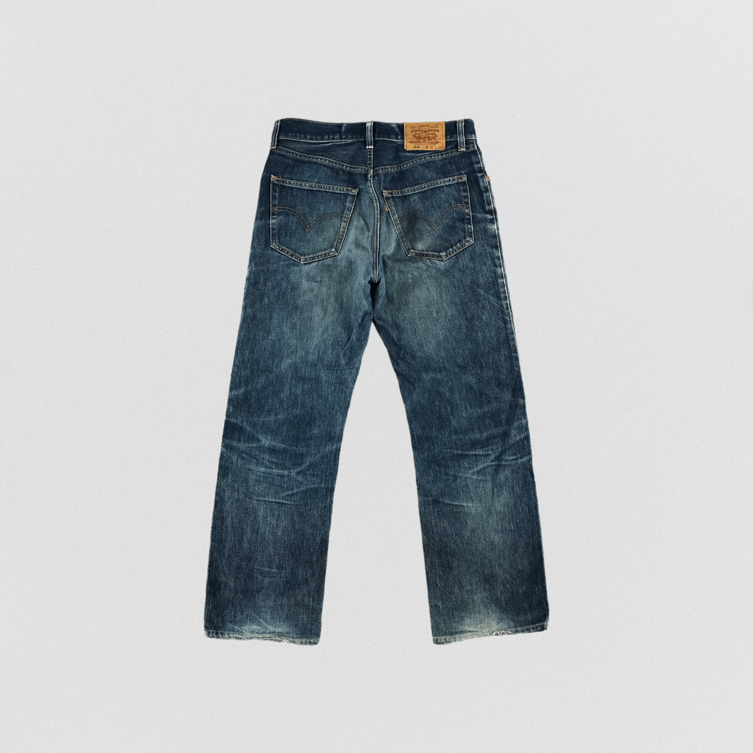Levi's × Vintage 90s Vintage Blue Wash Levis 506 Jeans-JM2799 Size US 33 - 2 Thumbnail