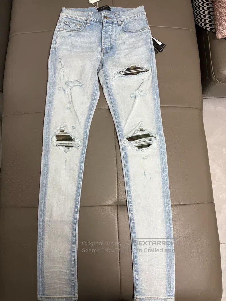 Amiri Amiri Size 29 Camouflage patch jeans Size US 29 - 1 Thumbnail