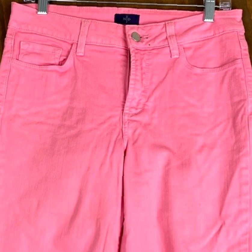 NYDJ NYDJ Jeans Pink Mid Rise Crop Lift and Tuck Technology Stretch 8 Womens Shirt (inferred) Size 30" / US 8 / IT 44 - 2 Thumbnail