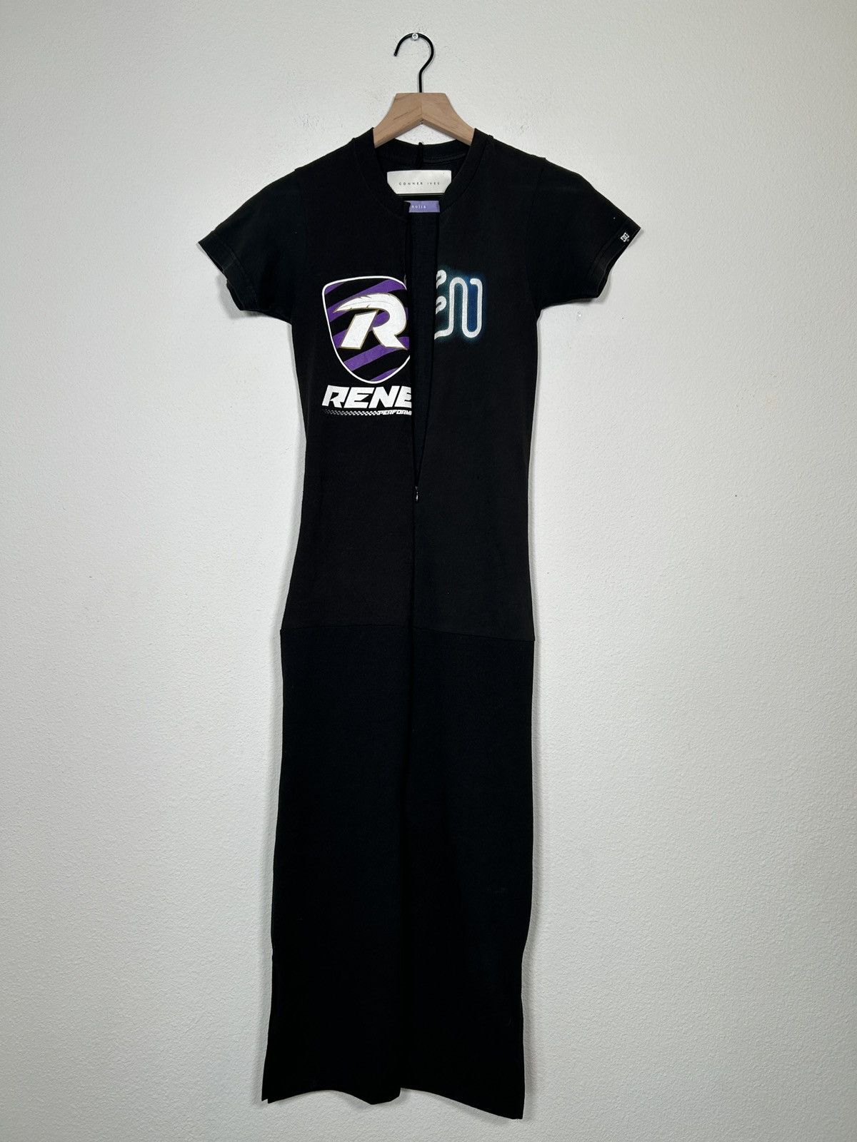 Conner Ives Magnolia Reconstructed Tee Shirt Dress Size XS / US 0-2 / IT 36-38 - 1 Thumbnail