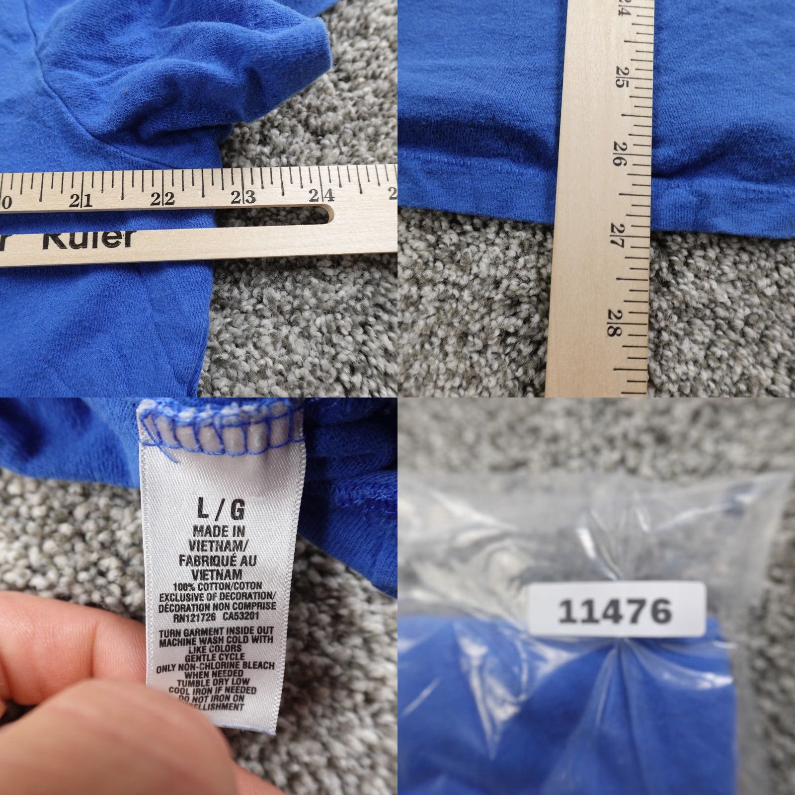 Vintage Aero NYC Spell Out Logo Aeropostale Shirt Mens L Blue Applique Preppy Casual Y2K Size US L / EU 52-54 / 3 - 8 Thumbnail