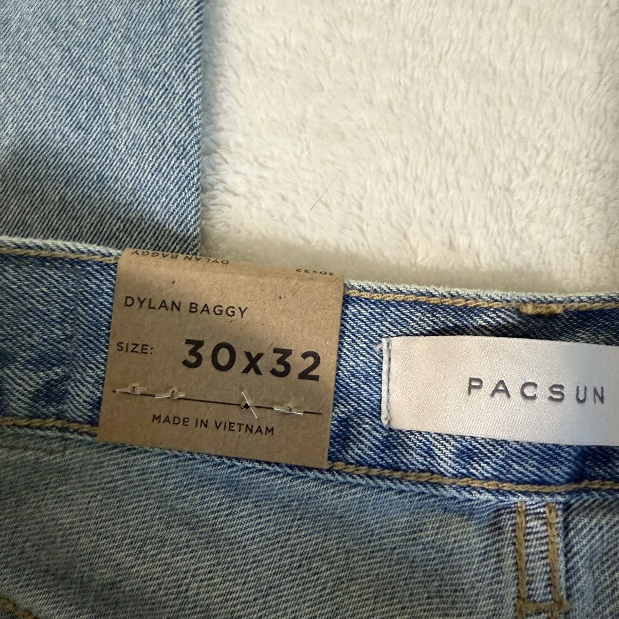 Pacsun Pacsun Baggy Distressed Light blue Jeans Size US 30 / EU 46 - 4 Thumbnail
