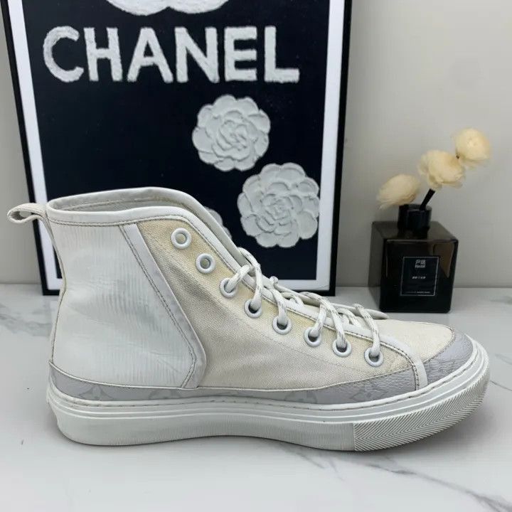 Louis Vuitton Louis Vuitton High Top Canvas Sneakers -2508 Size US 8 / EU 41 - 6 Thumbnail