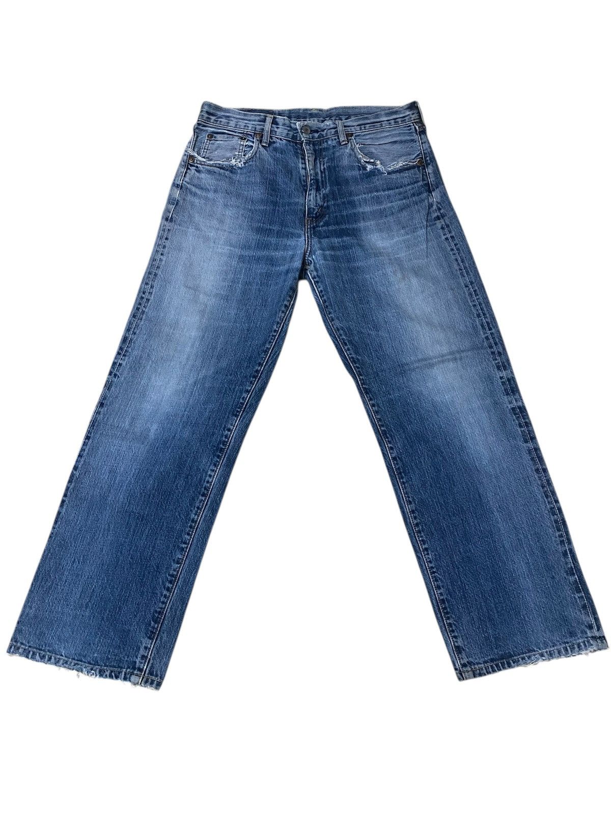 Levi's Vintage Clothing Vintage Levi’s Big E Redline Selvedge Distressed Pocket Size US 32 / EU 48 - 1 Thumbnail
