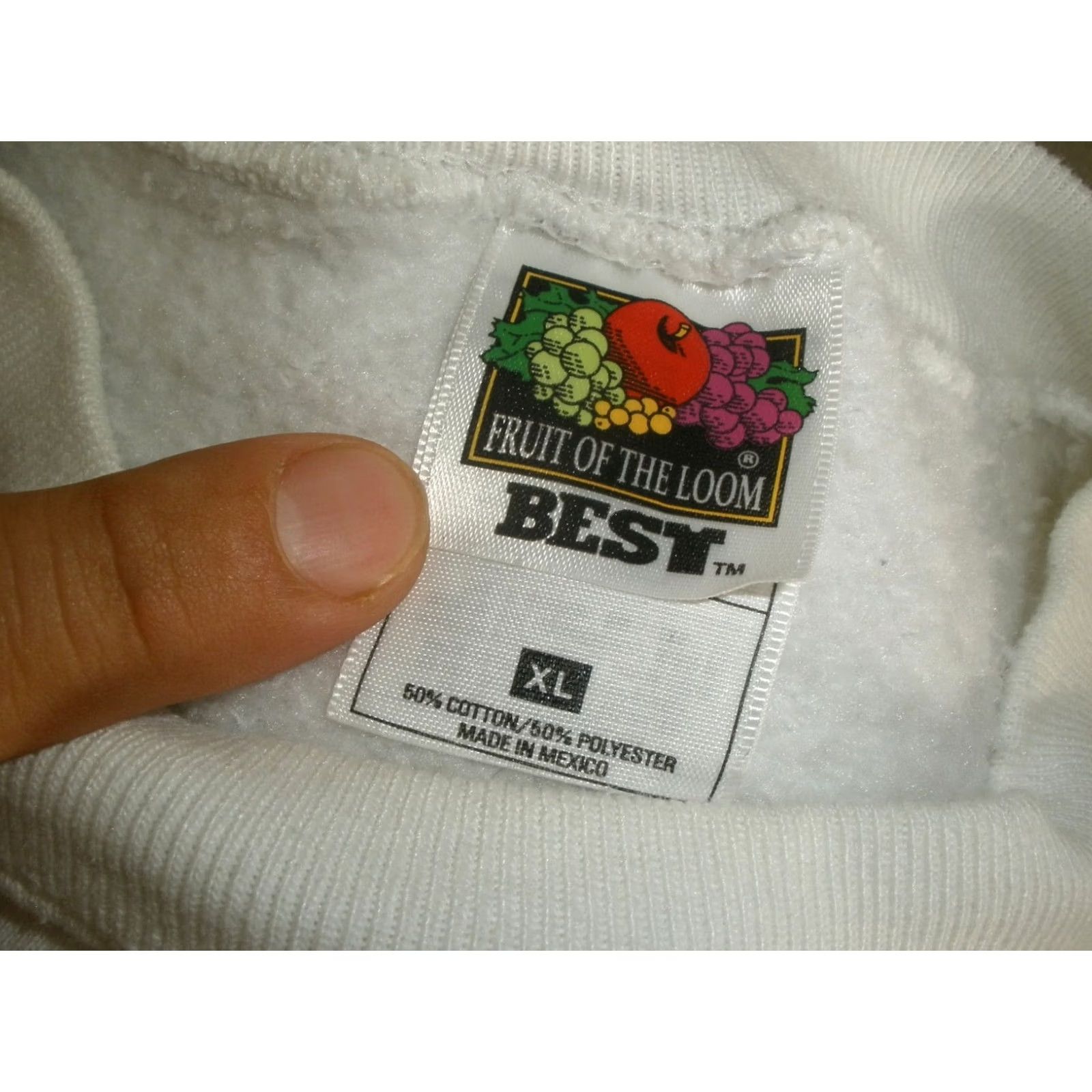 Fruit Of The Loom VINTAGE God Bless America Statue of Liberty Sept 11 2001 Sweatshirt XL White Fruit of the Loom Unisex Sweatshirt Size US XL / EU 56 / 4 - 8 Thumbnail