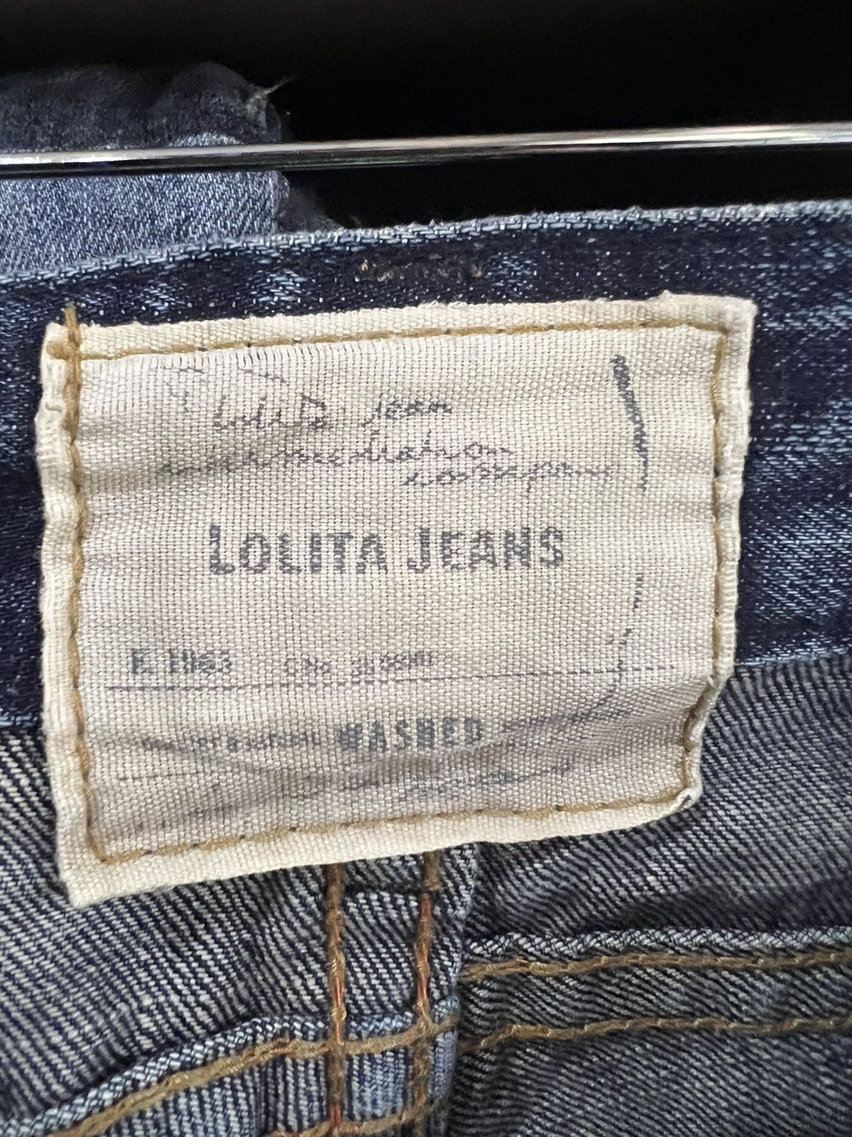 Other 🔥Rare Lolita Jeans Flared Distressed Denim Size 29" - 14 Thumbnail