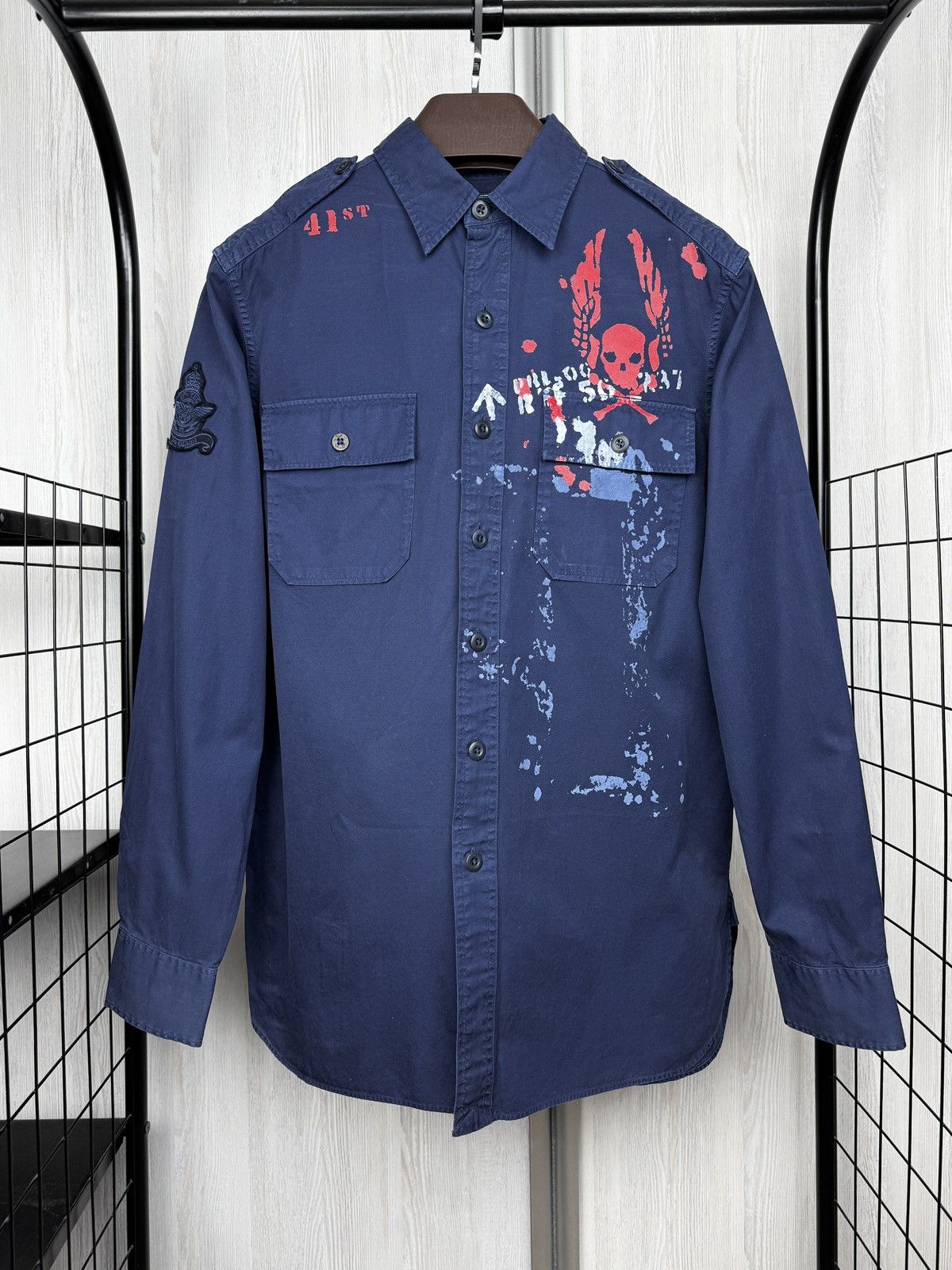 Polo Ralph Lauren Polo Ralph Lauren Temagami WorkShirt Mens Workwear Pockets Size US M / EU 48-50 / 2 - 2 Thumbnail