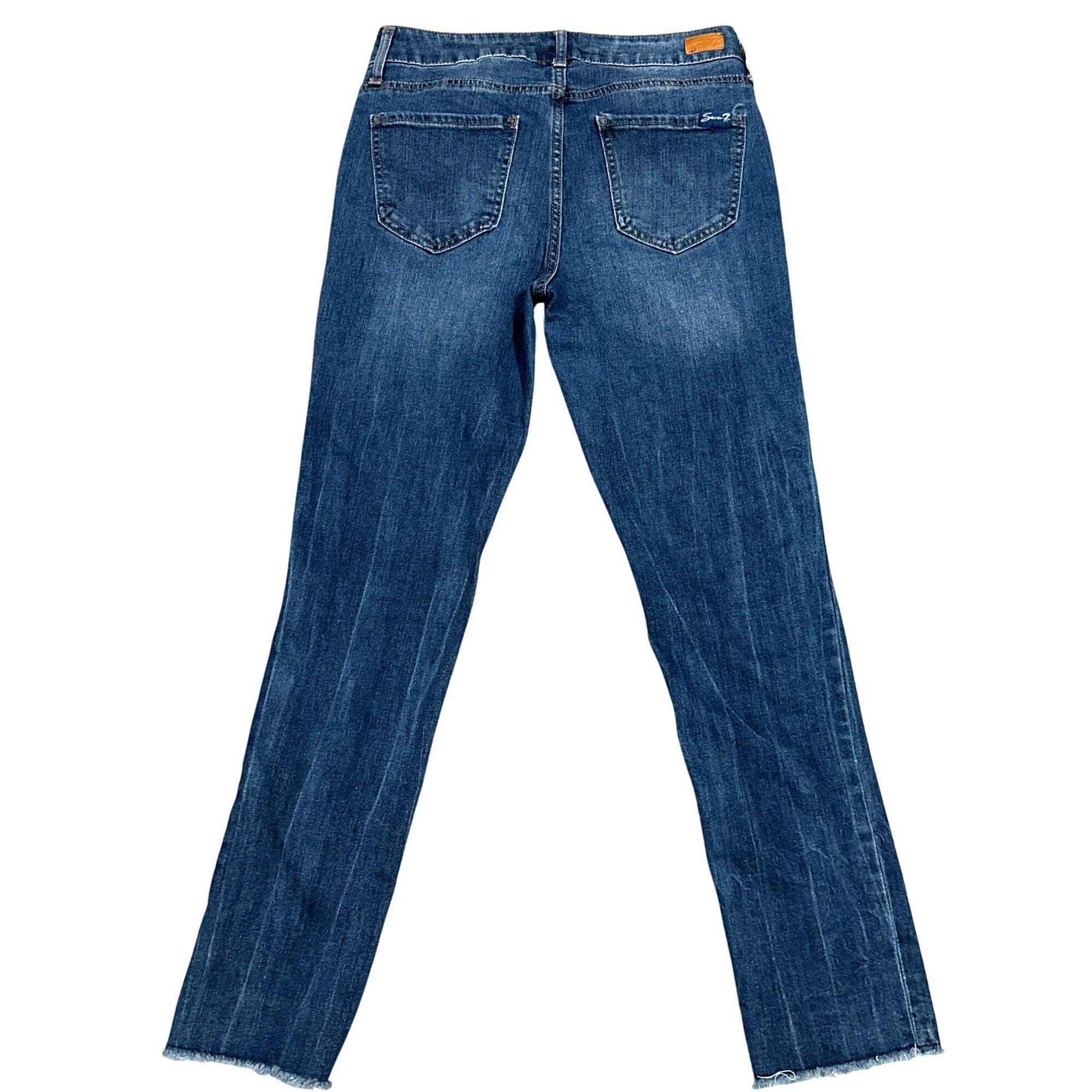 Seven 7 Seven7 Weekend Slim Fit Jean Flattering Straight Leg Super S Size 27" / US 4 / IT 40 - 2 Thumbnail