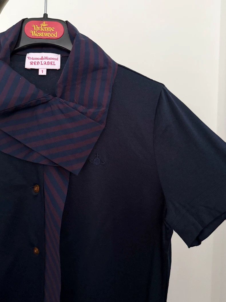 Vivienne Westwood Vivienne Westwood A short-sleeved shirt with a lotus leaf Size S / US 4 / IT 40 - 5 Thumbnail