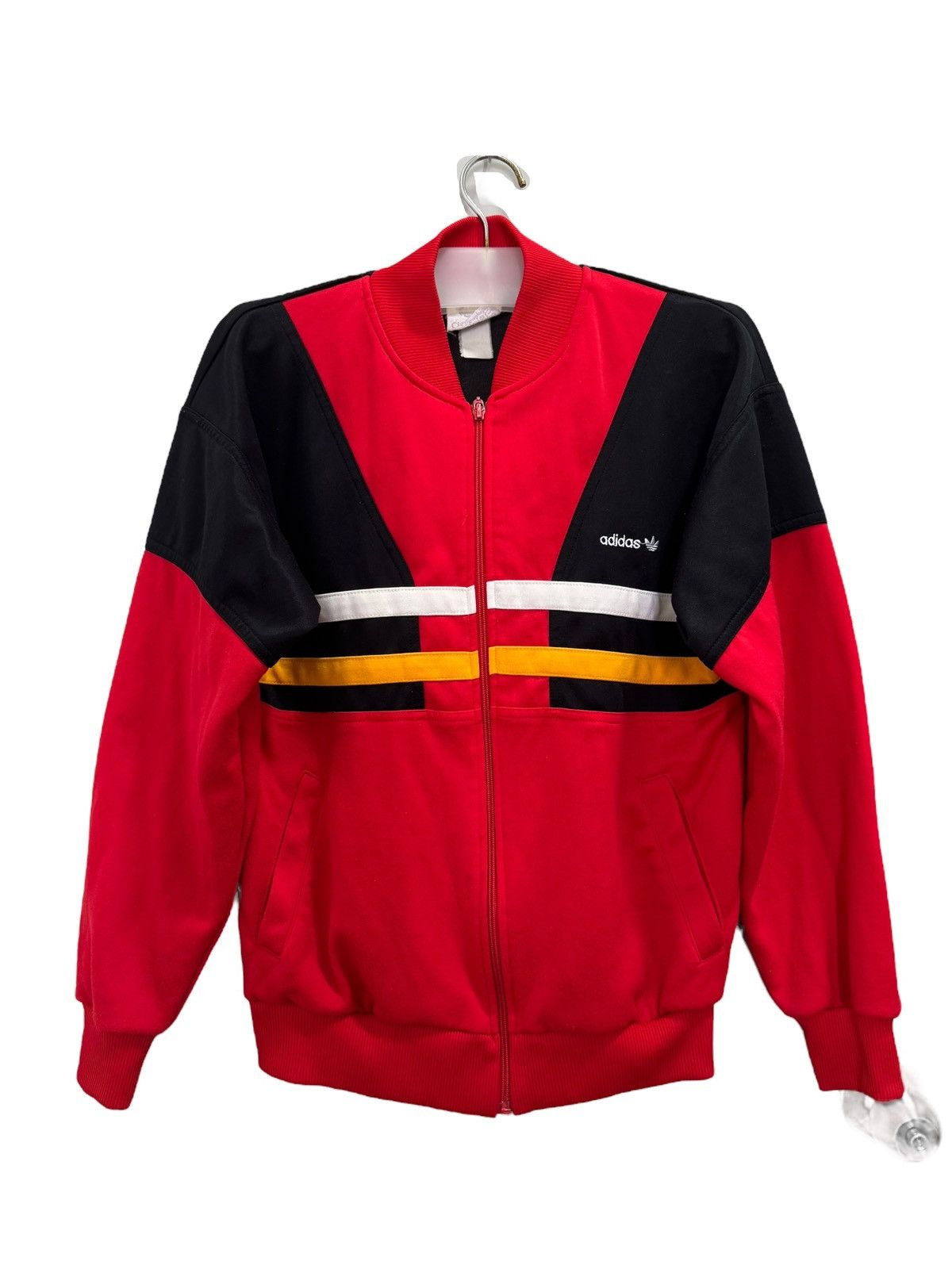 Adidas × RUN DMC × Vintage VINTAGE 80’s ADIDAS TREFOIL JACKET WARM UP RUN DMC A3 Size US S / EU 44-46 / 1 - 1 Thumbnail