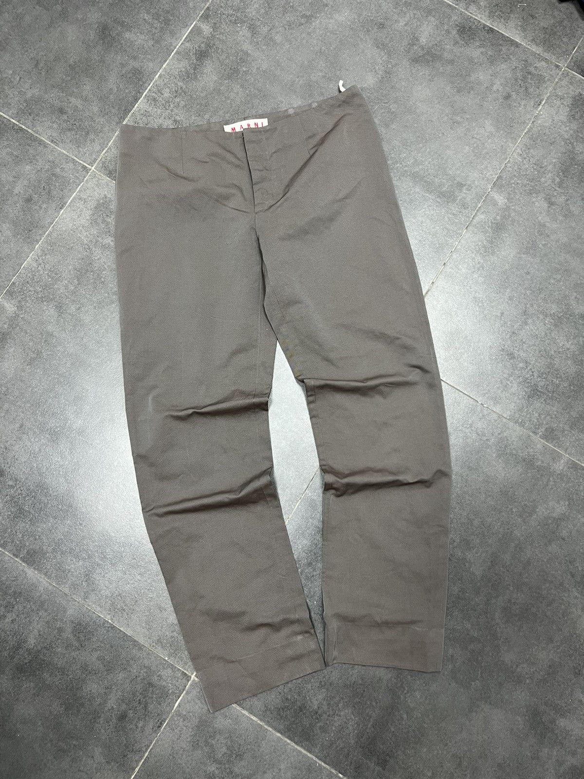 image of Marni Classy Women’S Trousers in Grey, Women's (Size 30)