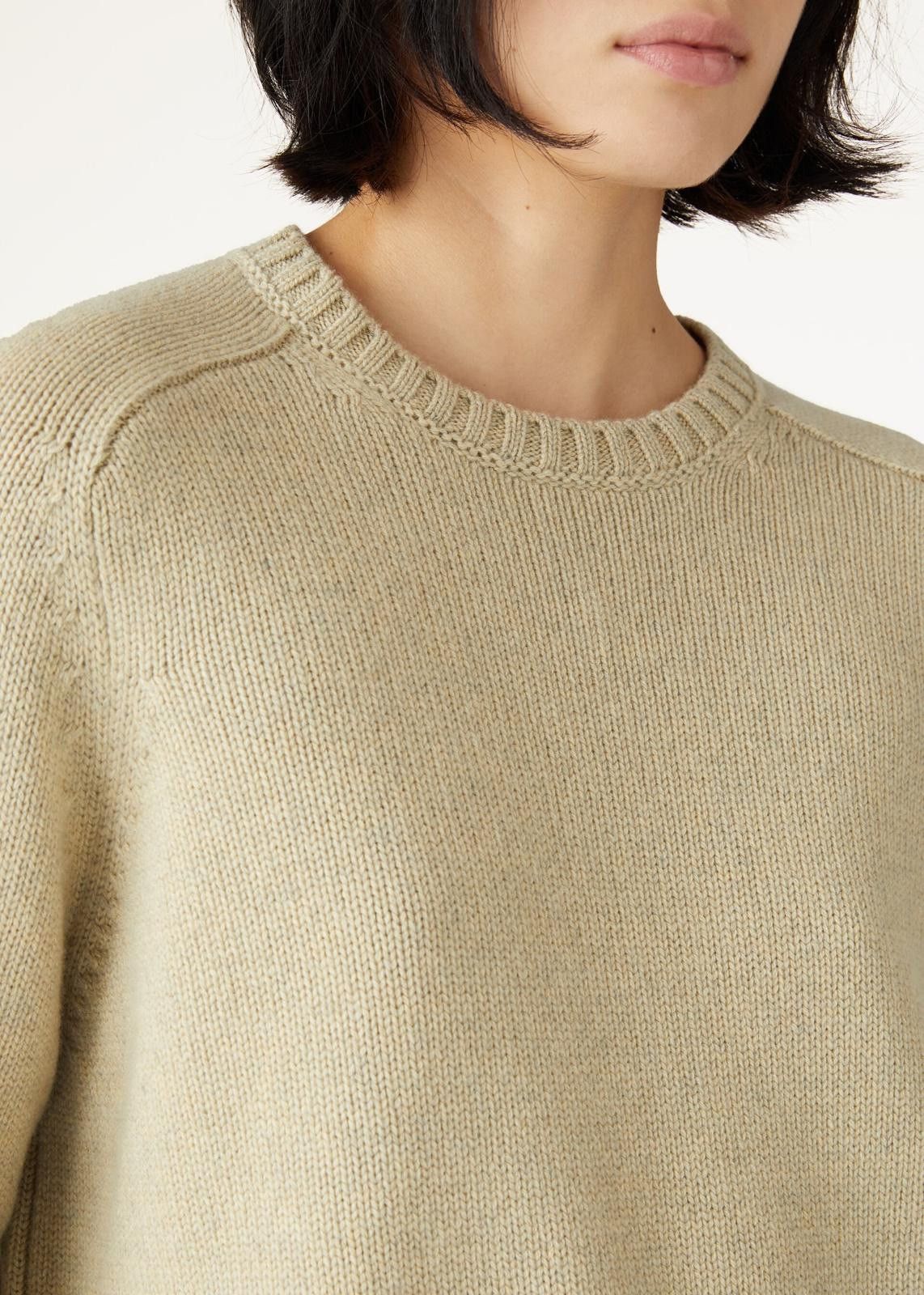 Loro Piana o1srvl11e0125 FAO1996 Parksville Crewneck Sweater in Cream Size L / US 10 / IT 46 - 2 Thumbnail