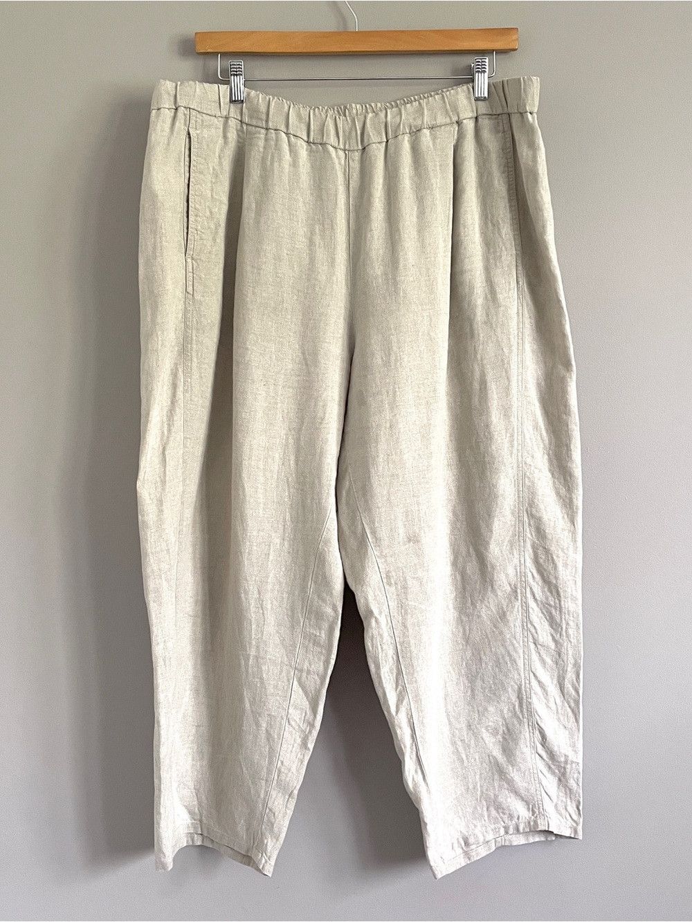 Eileen Fisher Eileen Fisher Organic Linen Lantern Pants - XL Size 36" / US 14 / IT 50 - 2 Thumbnail