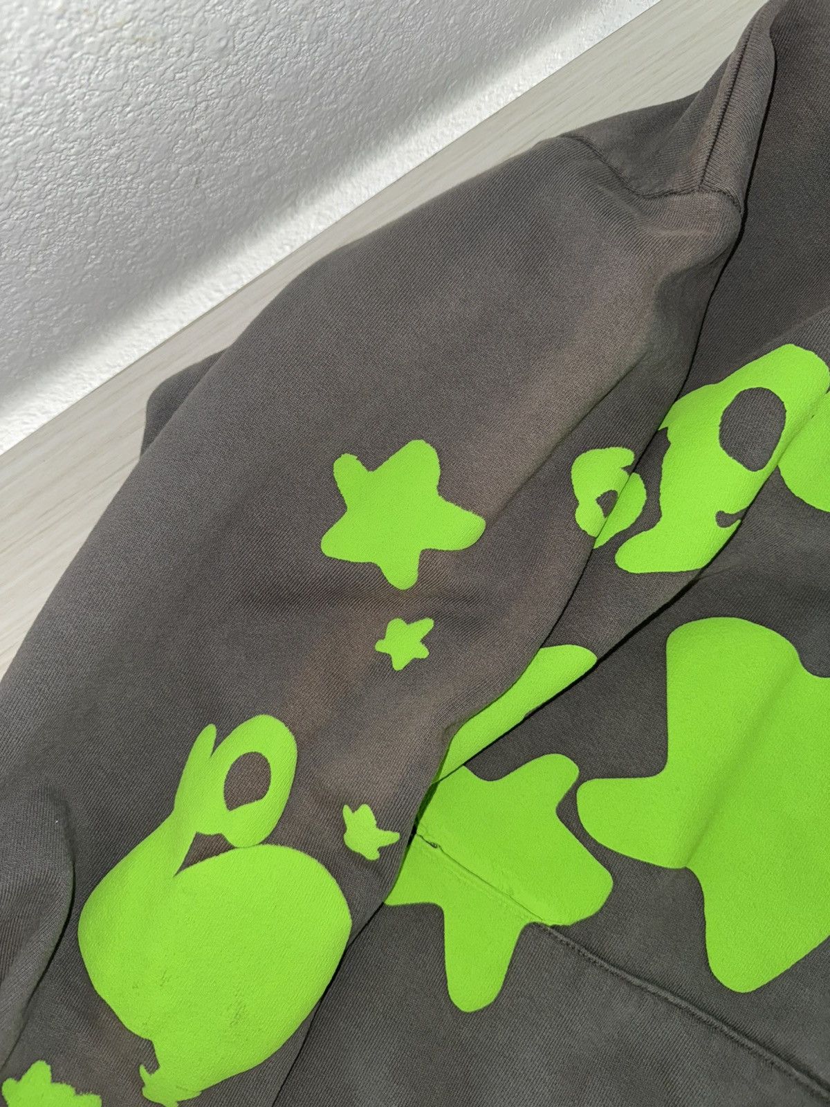 Sp5der M – Sp5der Beluga Hoodie Slate Grey Green – Authentic Size US M / EU 48-50 / 2 - 6 Thumbnail