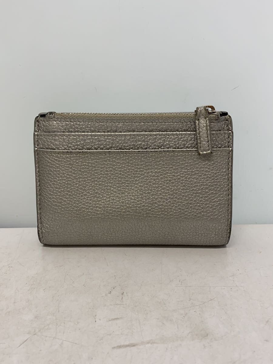Balenciaga Balenciaga Cash Sheepskin Bi-Fold Wallet Silver Size ONE SIZE - 2 Thumbnail