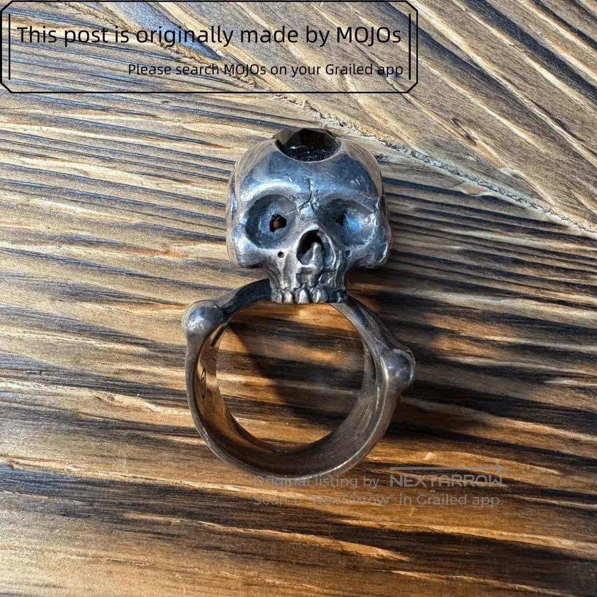 Undercover Sz 18 Undercover x Magical Design Skull Jewel Ring. Size ONE SIZE - 4 Thumbnail