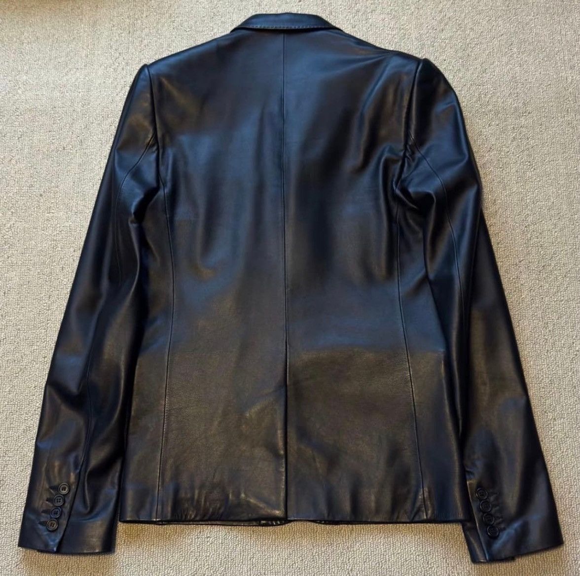 Dior 06SS Hedi Slimane Leather Blazer Jacket Size US M / EU 48-50 / 2 - 2 Thumbnail
