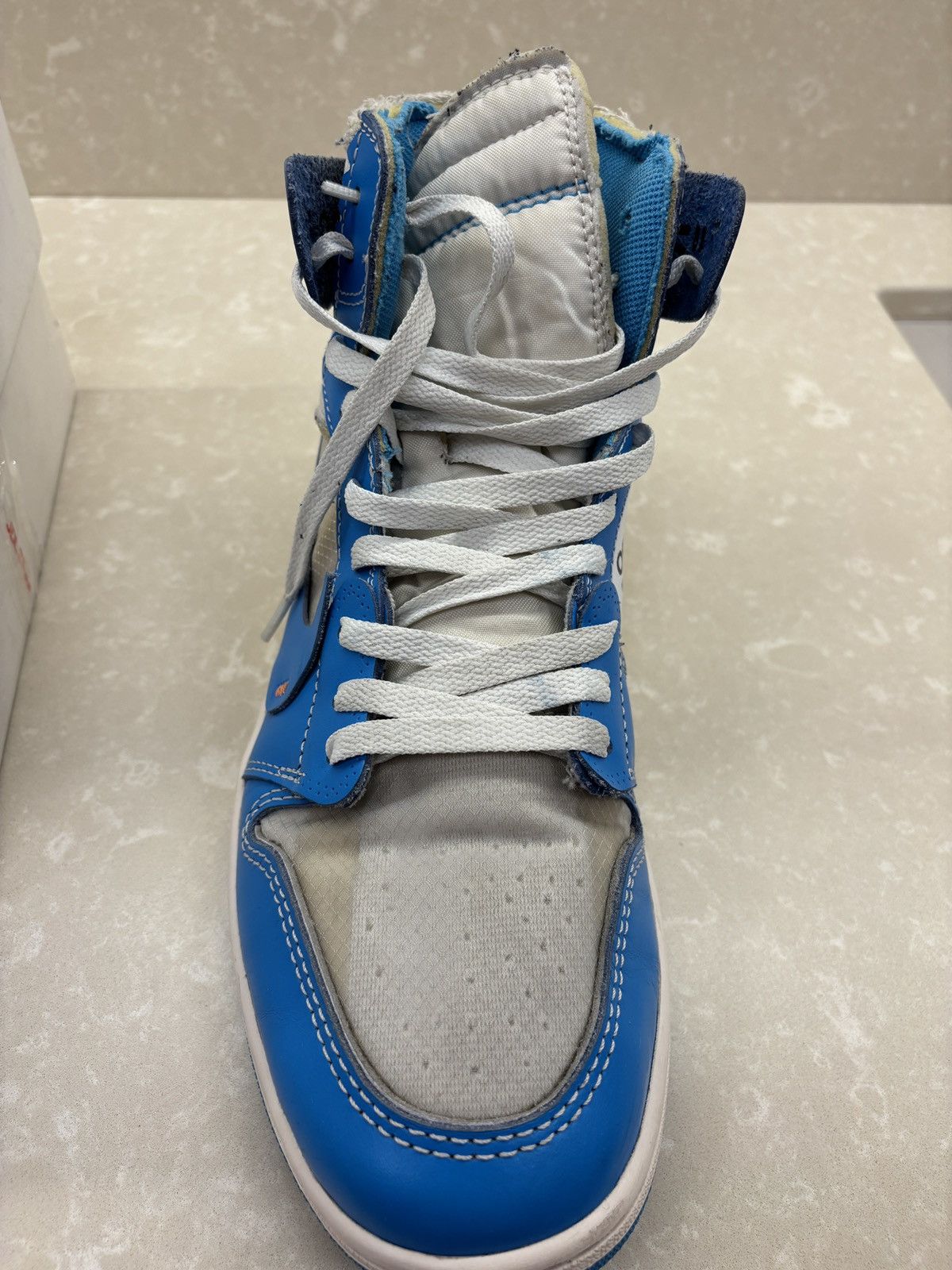 Nike × Off-White Off white unc jordan 1 Size US 11.5 / EU 44-45 - 4 Thumbnail