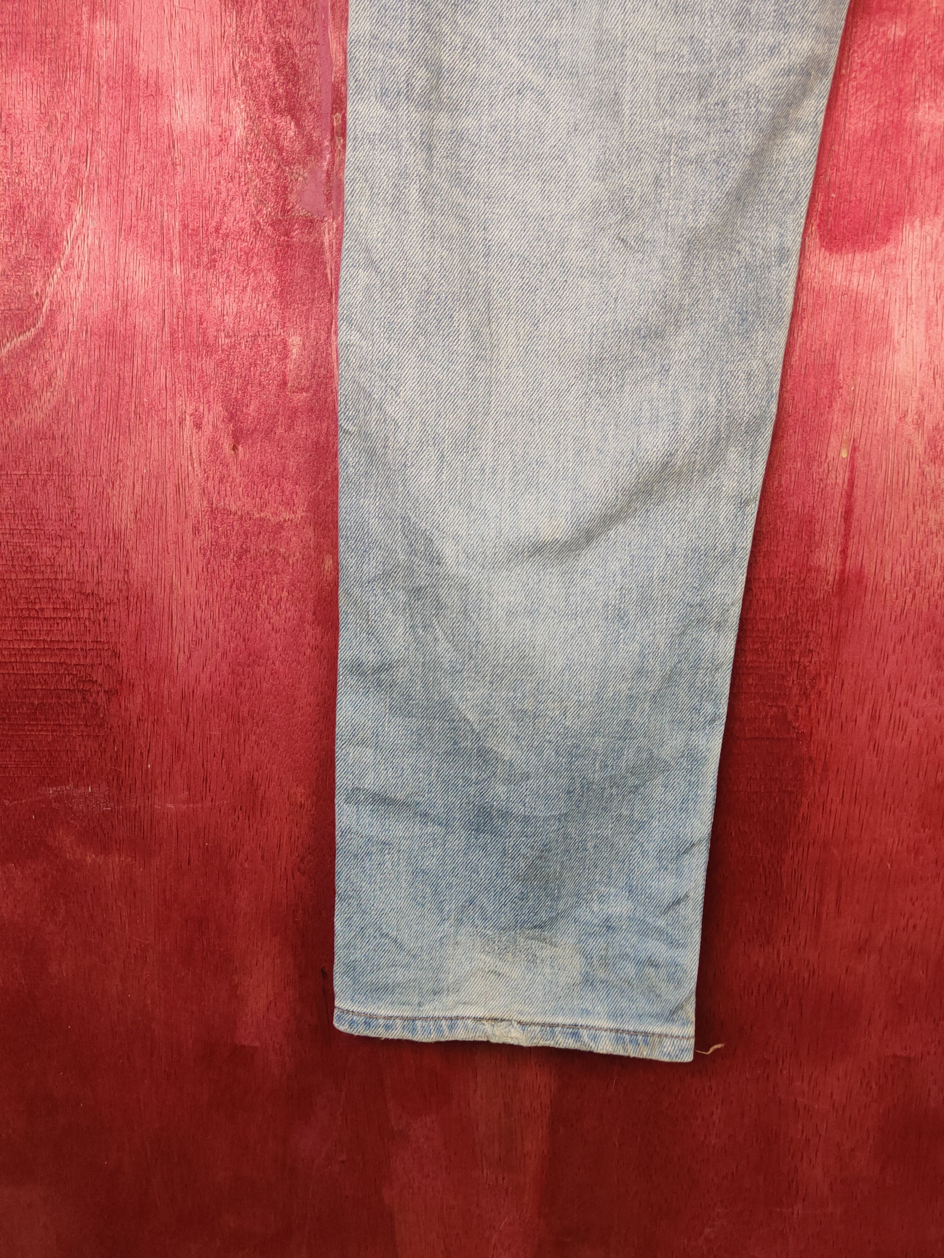 Japanese Brand Uniqlo Blue Faded Distressed Ripped Jeans #S1658 Size US 32 / EU 48 - 9 Thumbnail