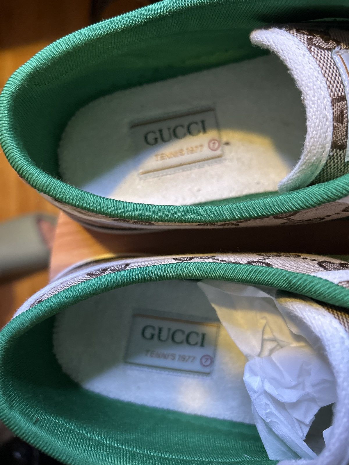 Gucci Men’s Gucci tennis 1977 sneaker Size US 7 / EU 40 - 1 Thumbnail