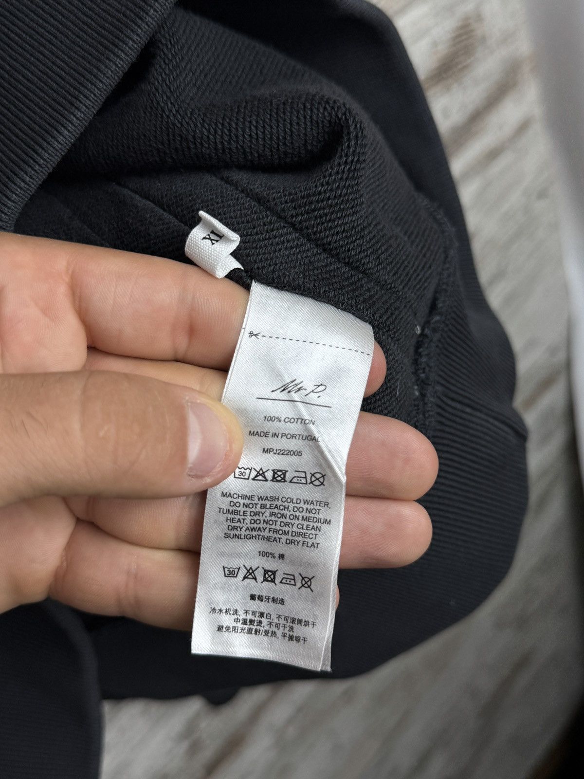 Mr P. Mens Mr P. porter 1/3 zip sweatshirt jacket luxury grey Size US XL / EU 56 / 4 - 10 Thumbnail