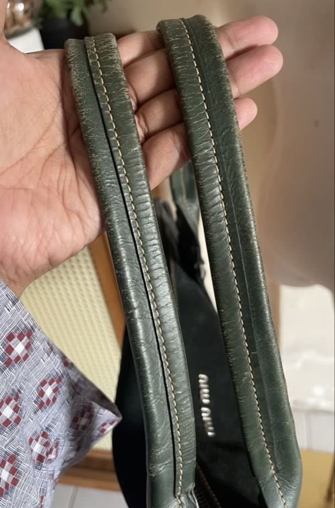 Miu Miu Miu miu suede leather bag Size ONE SIZE - 7 Thumbnail