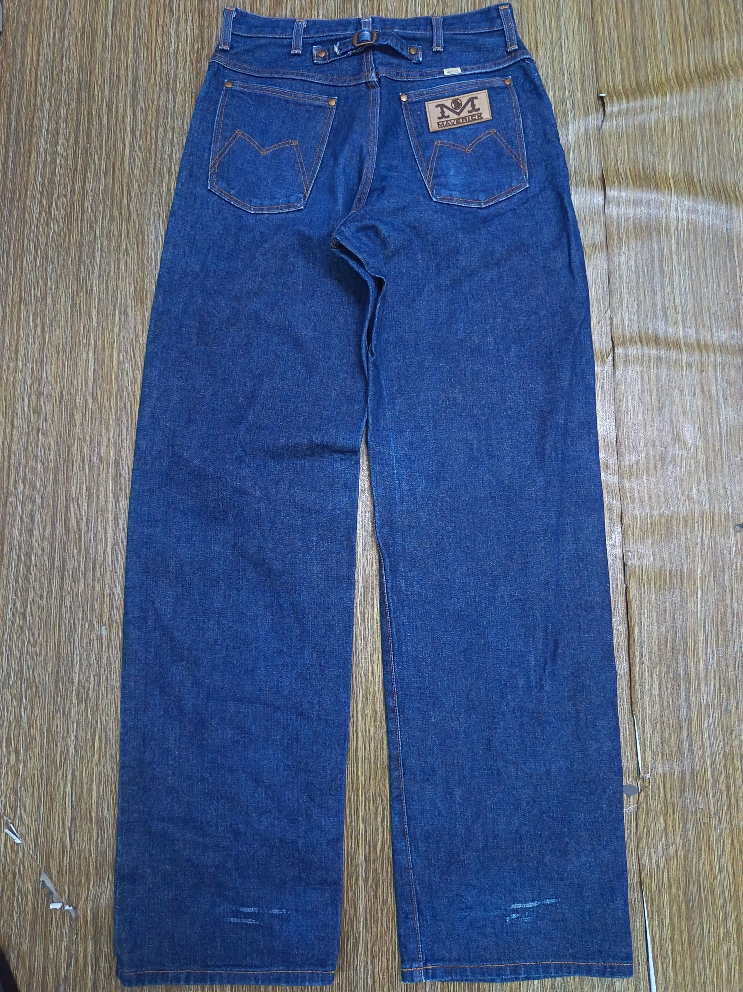 Japanese Brand Vintage maverick blue bell E1101 green selvedge buckle back Size US 30 / EU 46 - 3 Thumbnail