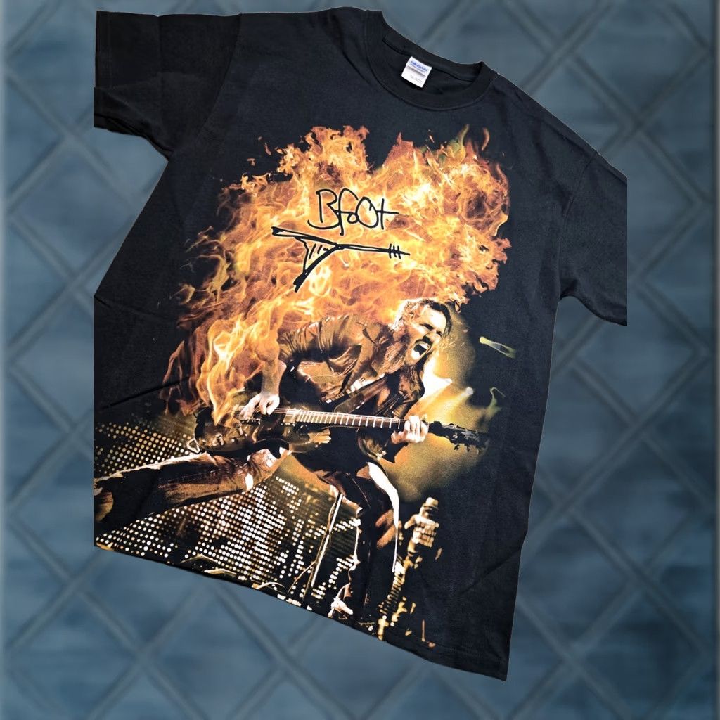 Gildan VINTAGE Bumblefoot Ron Thal T Shirt Mens L Black Short Sleeve Band Tee NWOT Size US L / EU 52-54 / 3 - 1 Thumbnail