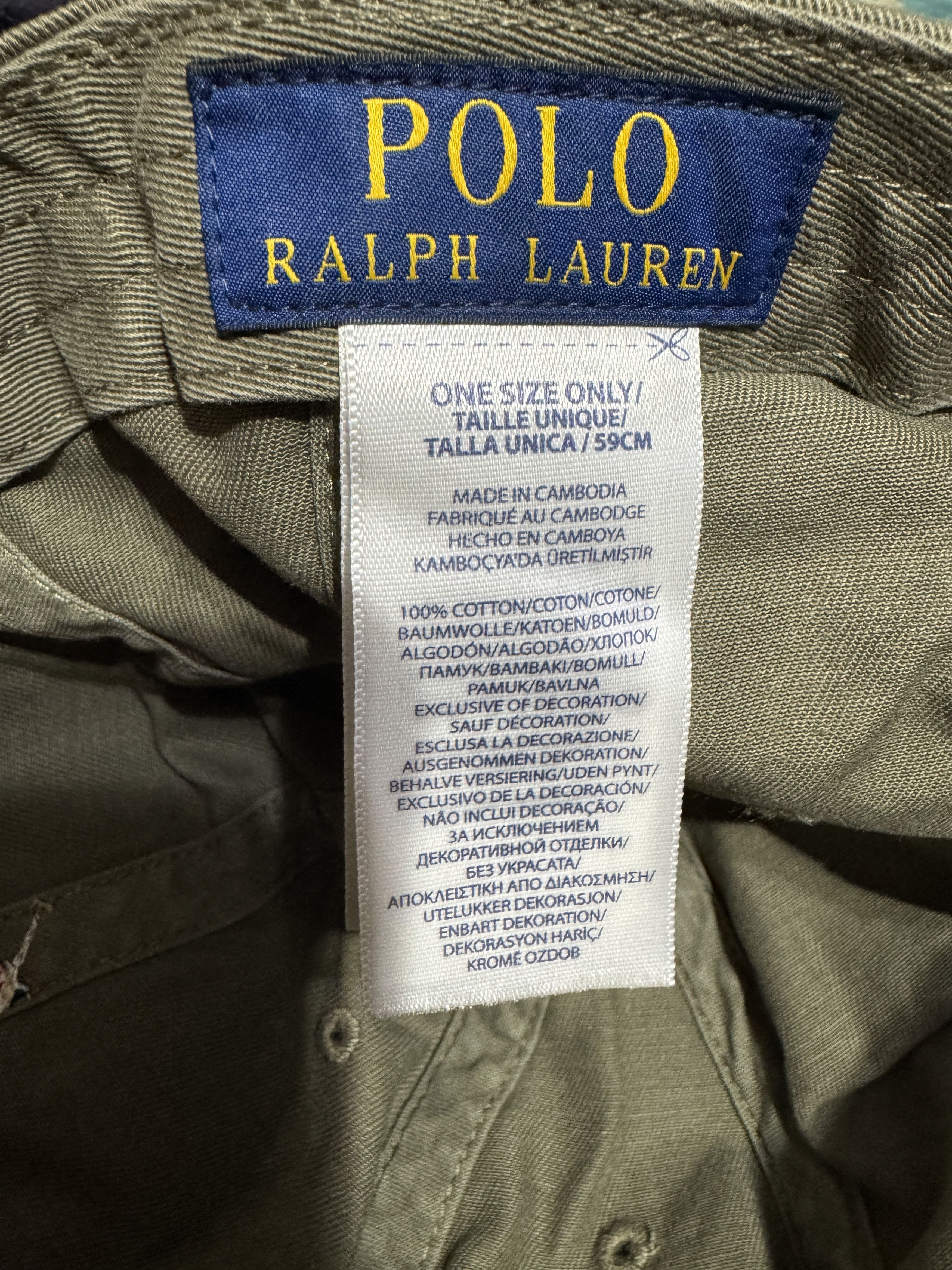 Polo Ralph Lauren NWT POLO RALPH LAUREN GREEN HAT MULTI COLOR PONY Size ONE SIZE - 4 Thumbnail