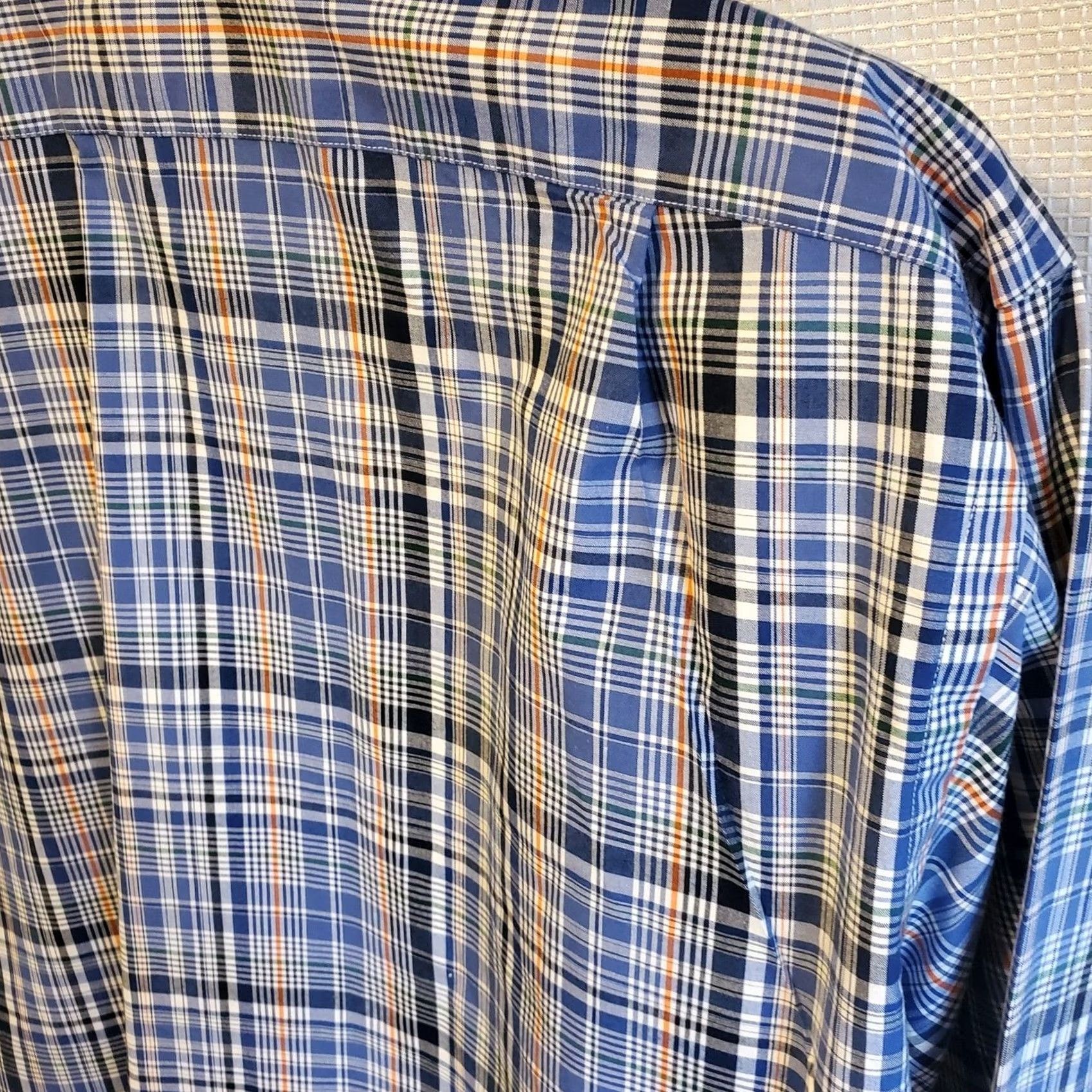Polo Ralph Lauren Polo Ralph Lauren Button Down Shirt Mens Blue Plaid Classic Regent Fit XL Size US XL / EU 56 / 4 - 5 Thumbnail