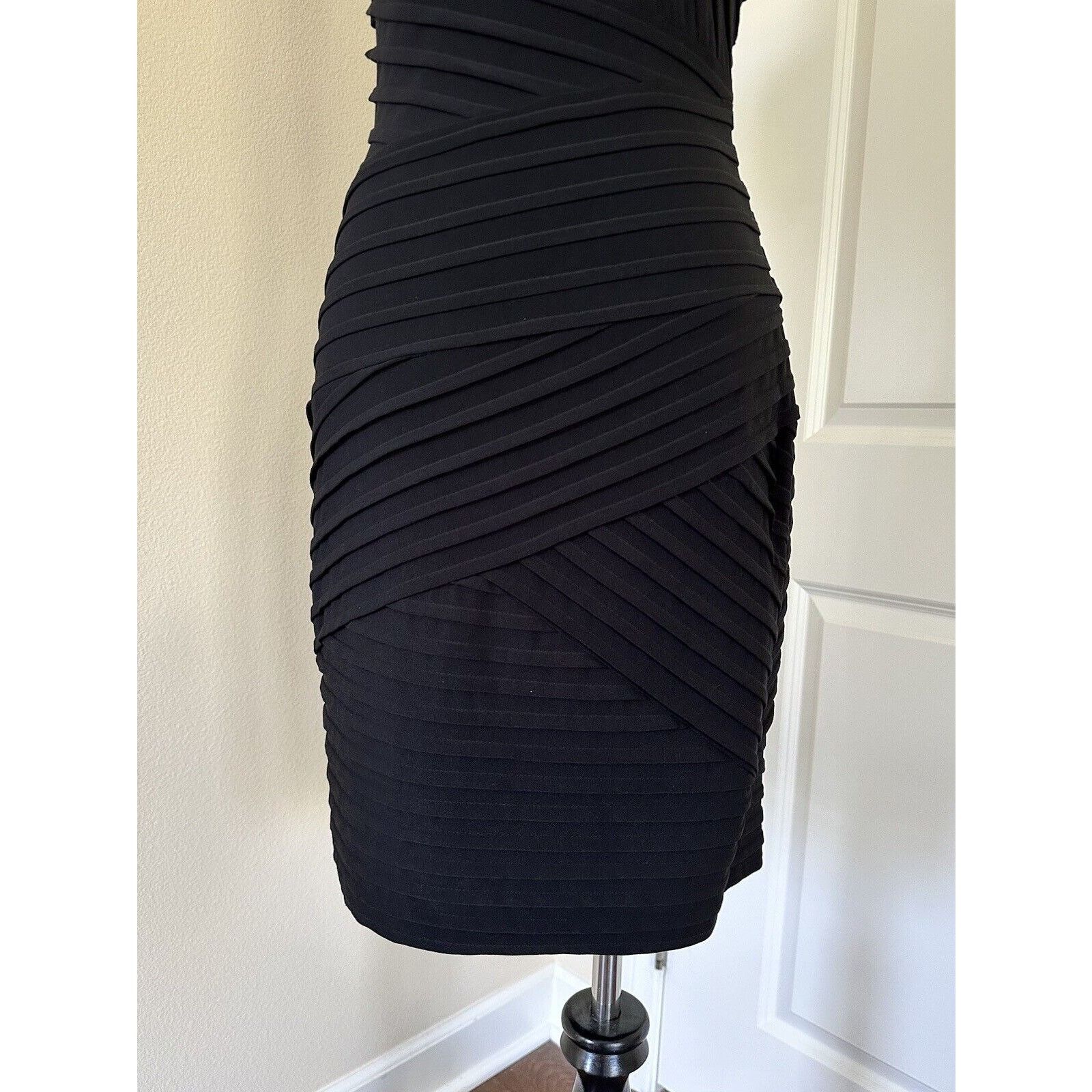 Calvin Klein Calvin Klein Black Business Cocktail Dress Size 2 Size XS / US 0-2 / IT 36-38 - 6 Thumbnail