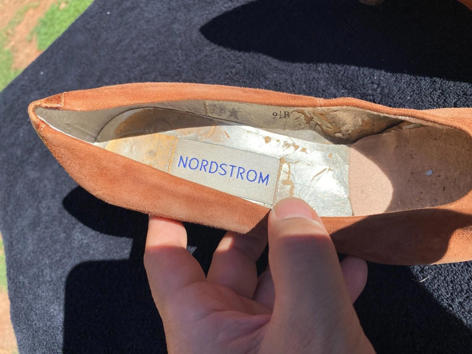 Nordstrom VINTAGE Nordstrom 70s heels size 9.5B (#S1001) Size US 9.5 / IT 39.5 - 4 Thumbnail