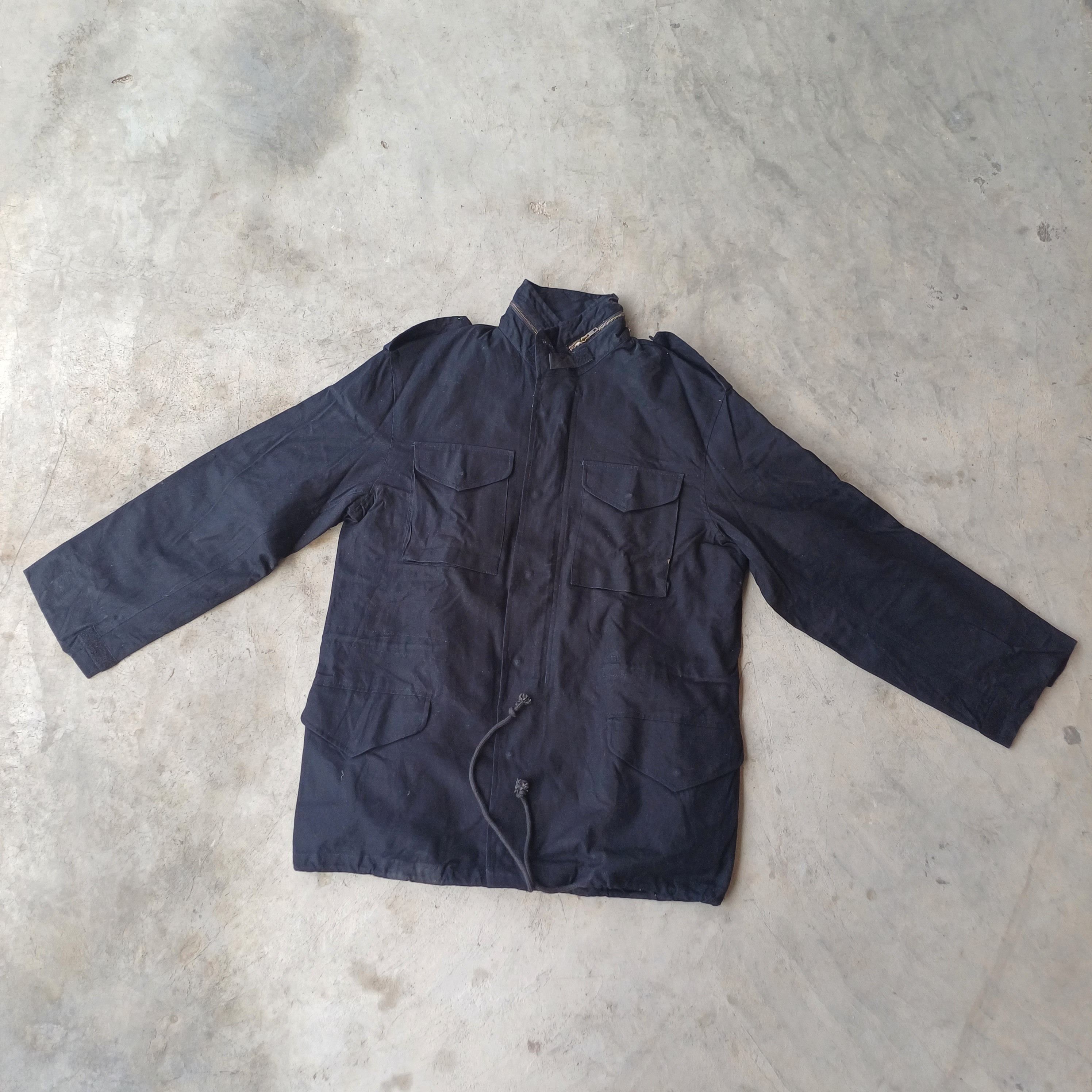 image of Vintage Neoblood Exp Parka Jacket in Black, Men's (Size Large)