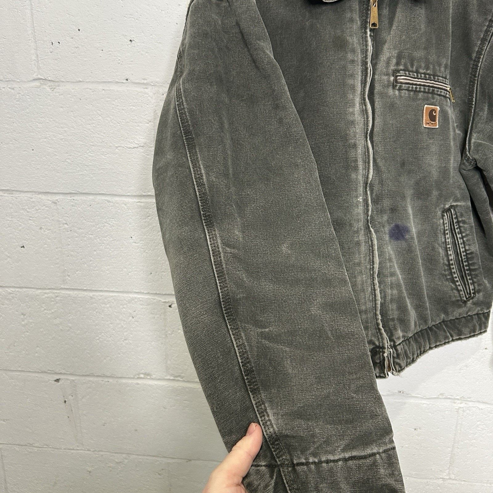 Carhartt Vintage Carhartt Blanket-Lined Detroit Jacket “Moss” J97 MOS Size US L / EU 52-54 / 3 - 9 Thumbnail