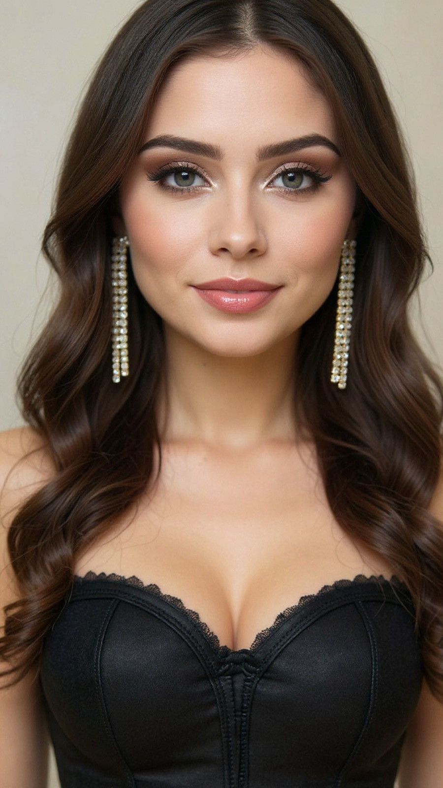 Other Anti Tarnish Golden Statement Dangler Earrings Size ONE SIZE - 1 Thumbnail