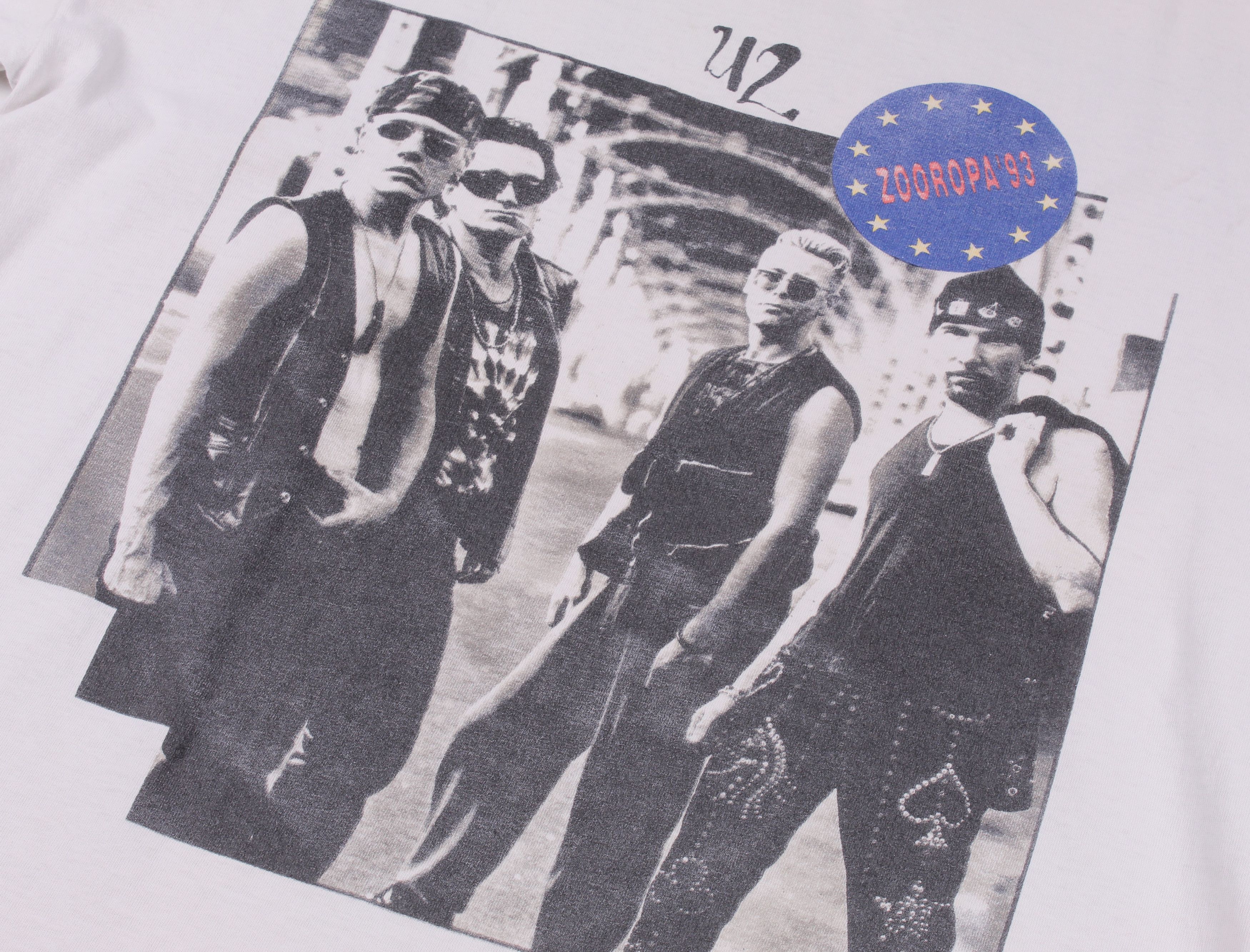 Band Tees × Vintage Vintage U2 1993 Zooropa Tour T-shirt Size US XL / EU 56 / 4 - 2 Thumbnail