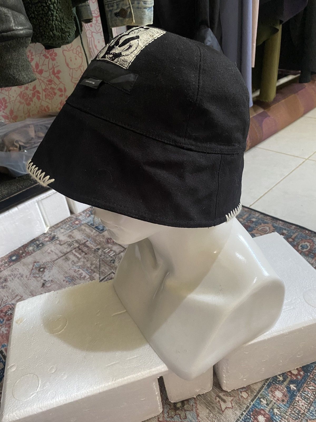 Kusikohc Kusikohc Black Bucket Hat Size ONE SIZE - 1 Thumbnail