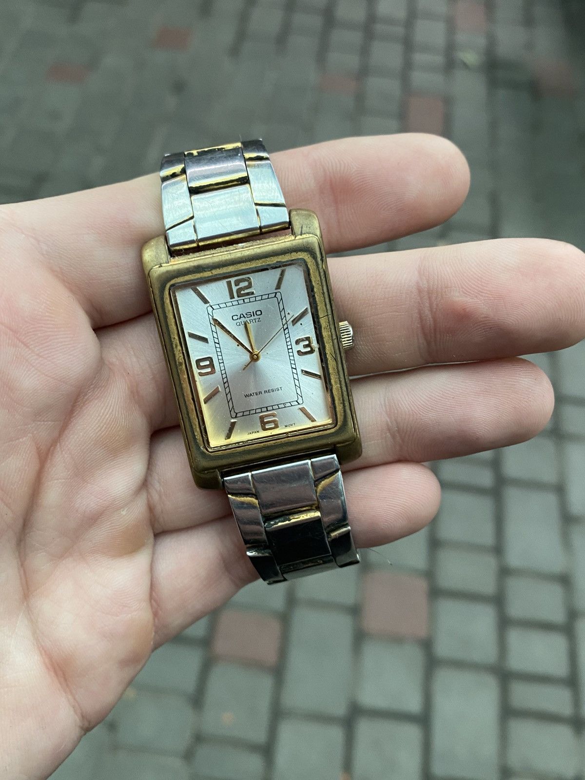 Casio Casio MTP-1234 Watch. Rectangle. Two-Tone. Vintage Size ONE SIZE - 4 Thumbnail