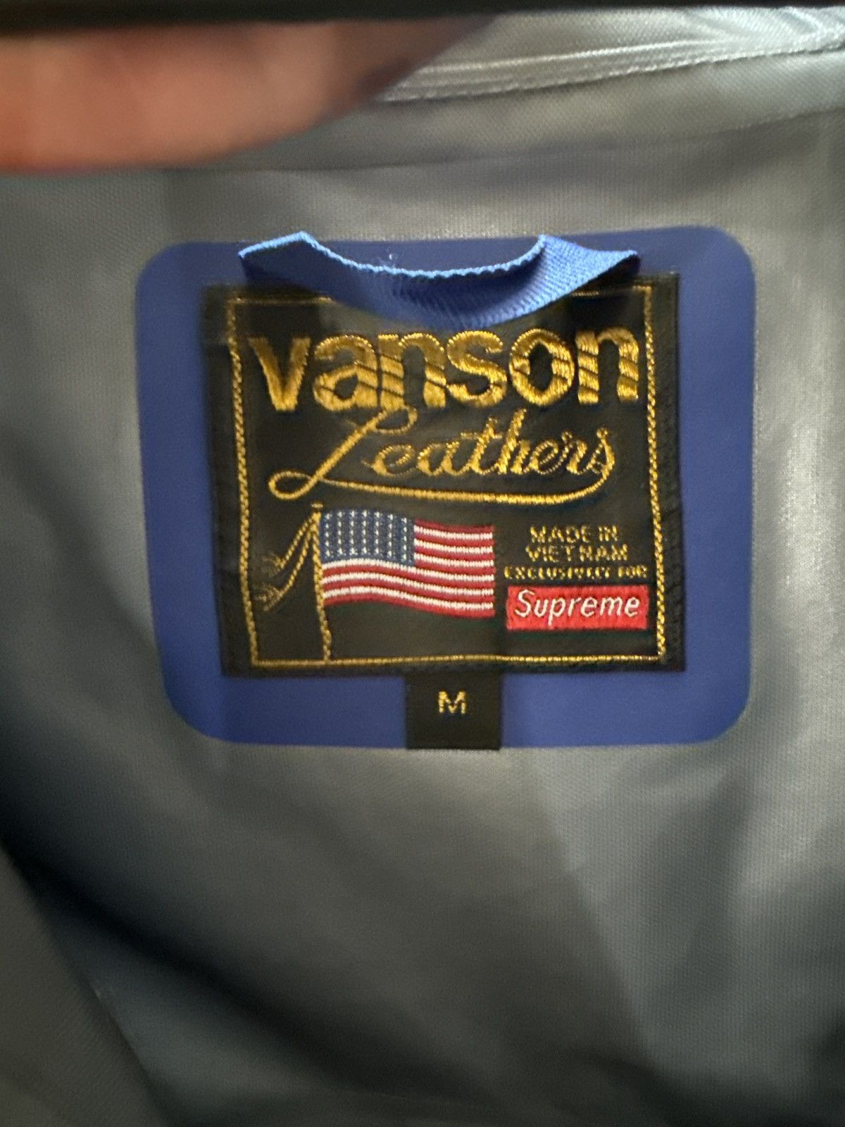 Supreme × Vanson Leathers Supreme Vanson Shell Jacket Size US M / EU 48-50 / 2 - 5 Thumbnail